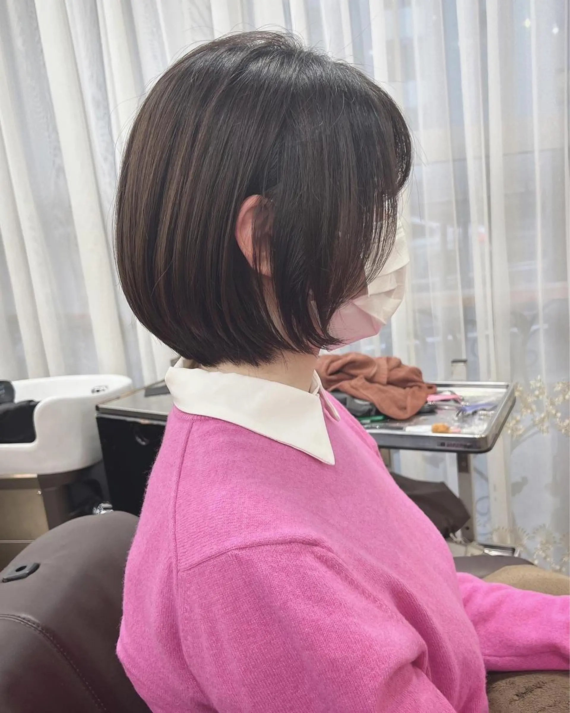 ショート ショートボブ ボブ ショートヘア カット ヘアカラー トリートメント 平尾 拓也のヘアスタイル