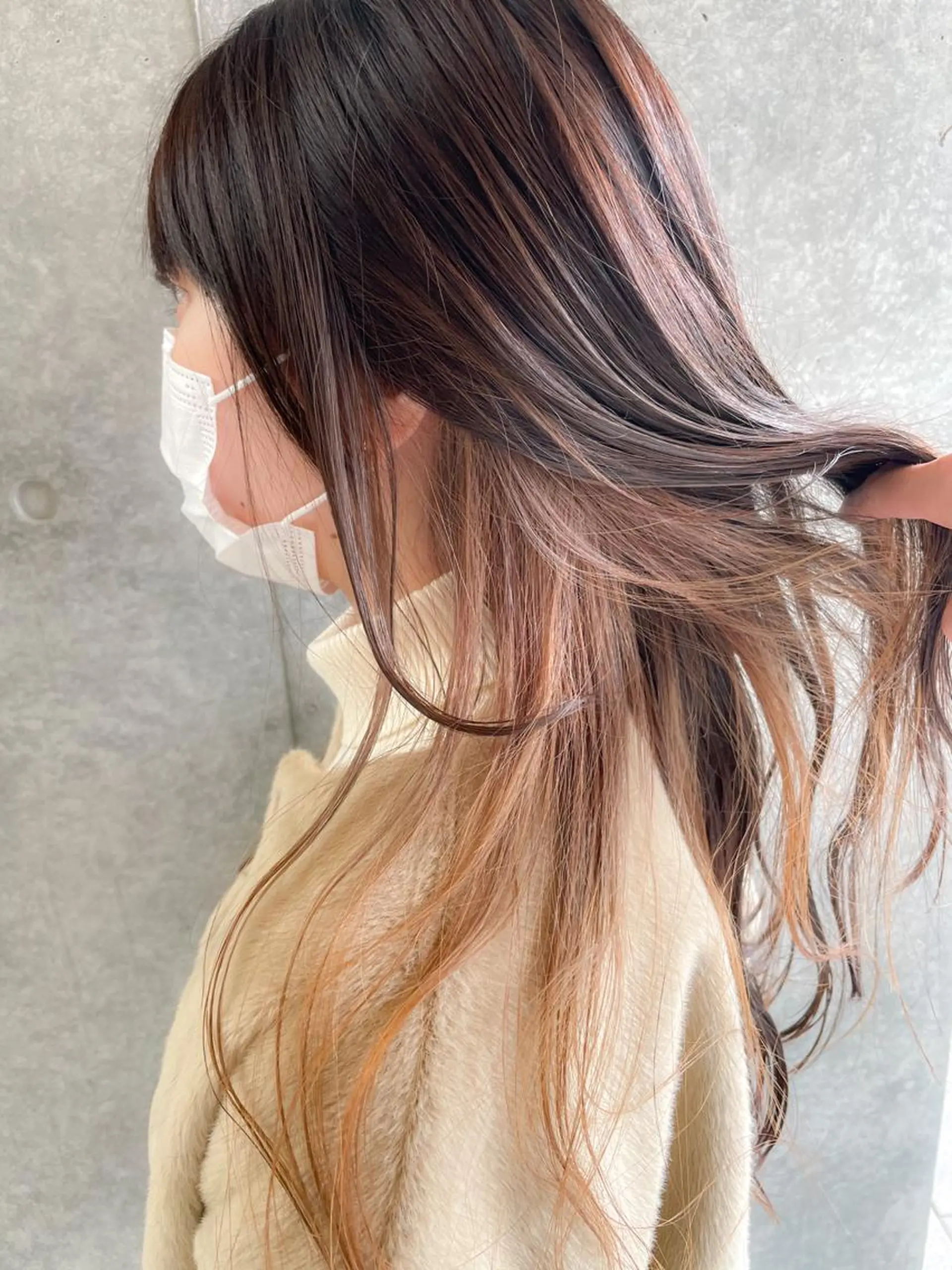 ロング カラー メンズパーマ メンズ特化ryoのヘアスタイル