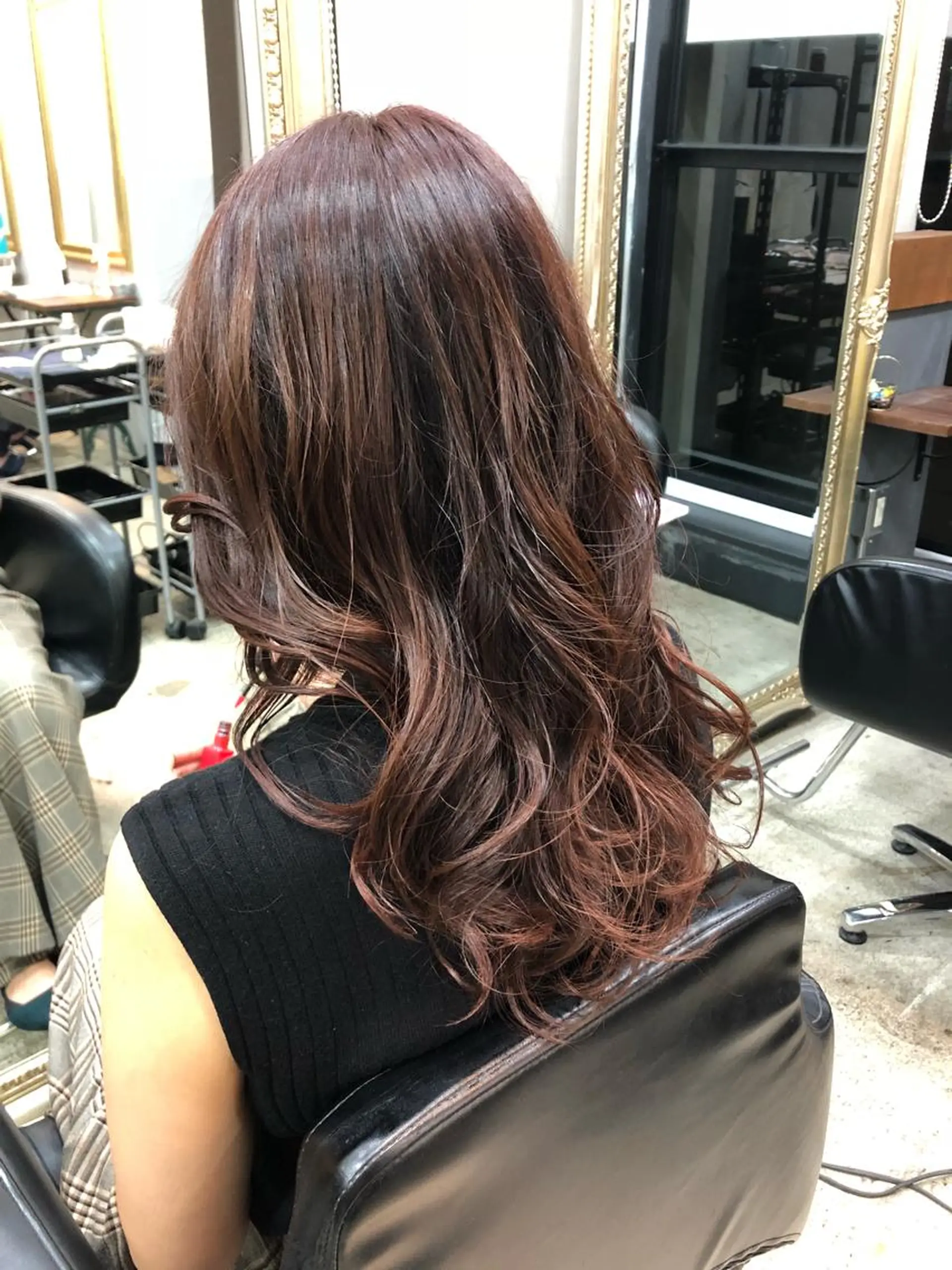 セミロング カラー グラデーションカラー ヘアカラー hair  space Atoz所属・東 寛道のヘアスタイル