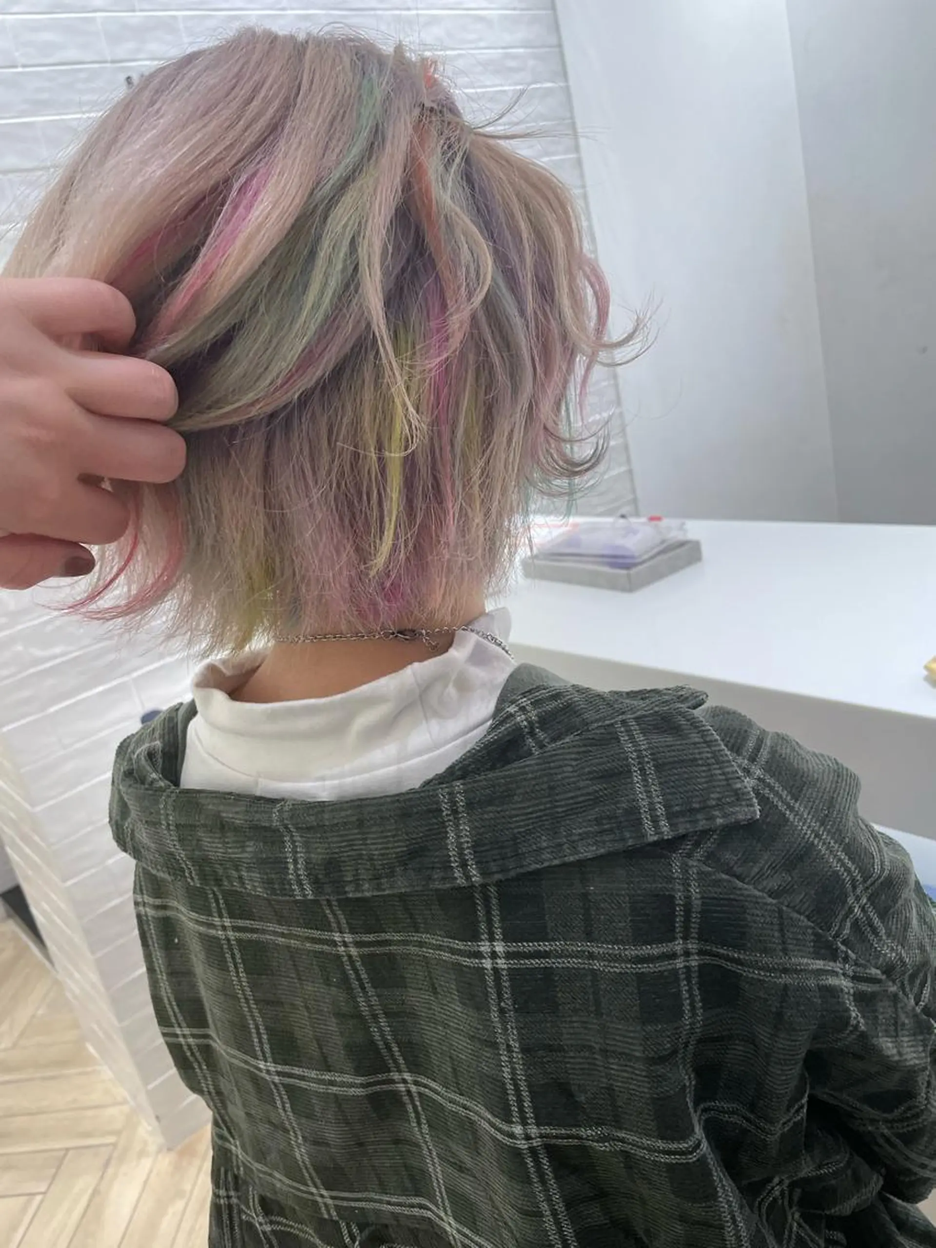 ミディアム カラー ヘアカラー 艶カラーリスト 🌈銀座🌈牛込萌香のヘアスタイル