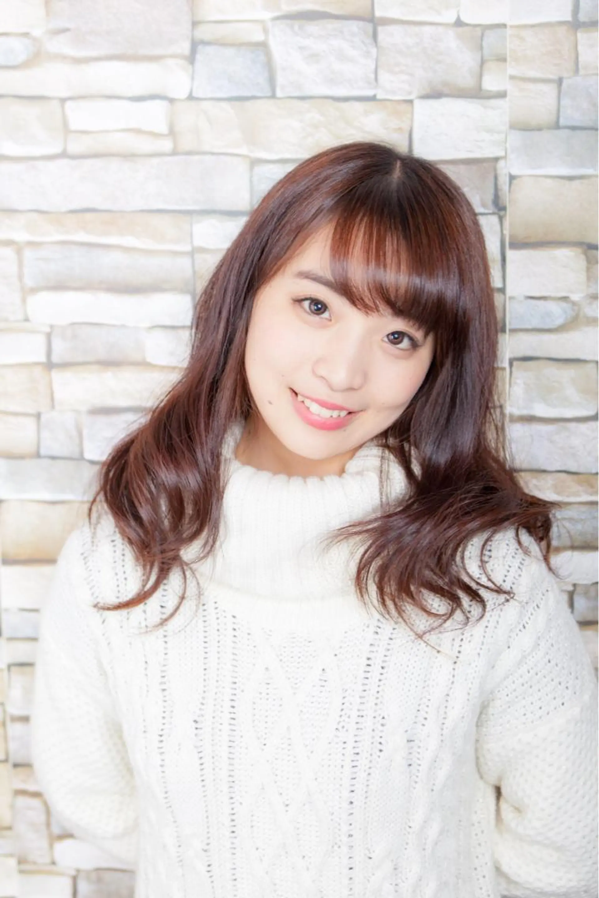 ロング カラー パーマ カット ヘアセット 山野井 誠のヘアスタイル