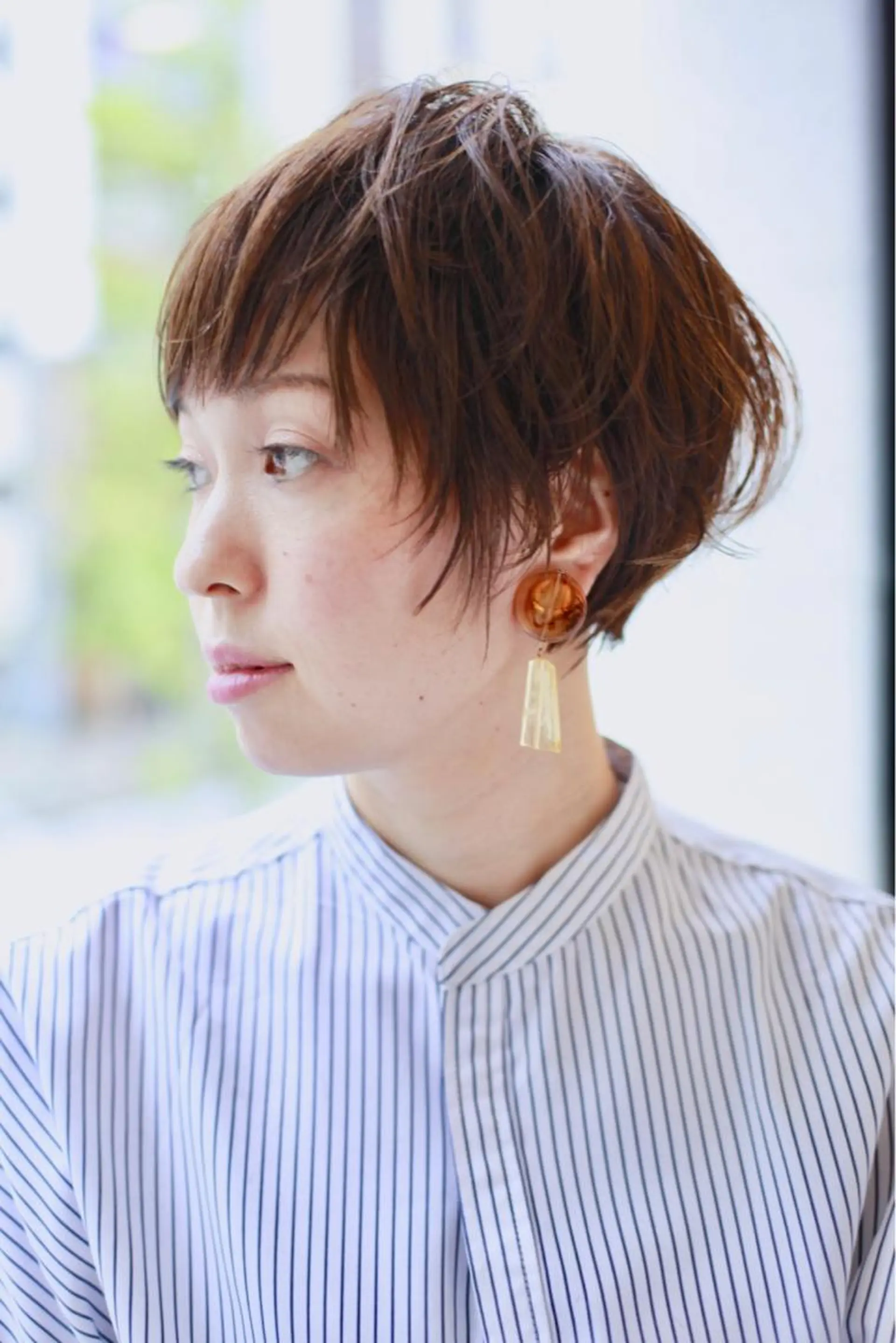 ショート ショートボブ ボブ くせ毛 ショートヘア 四ッ家 裕【店長】のヘアスタイル