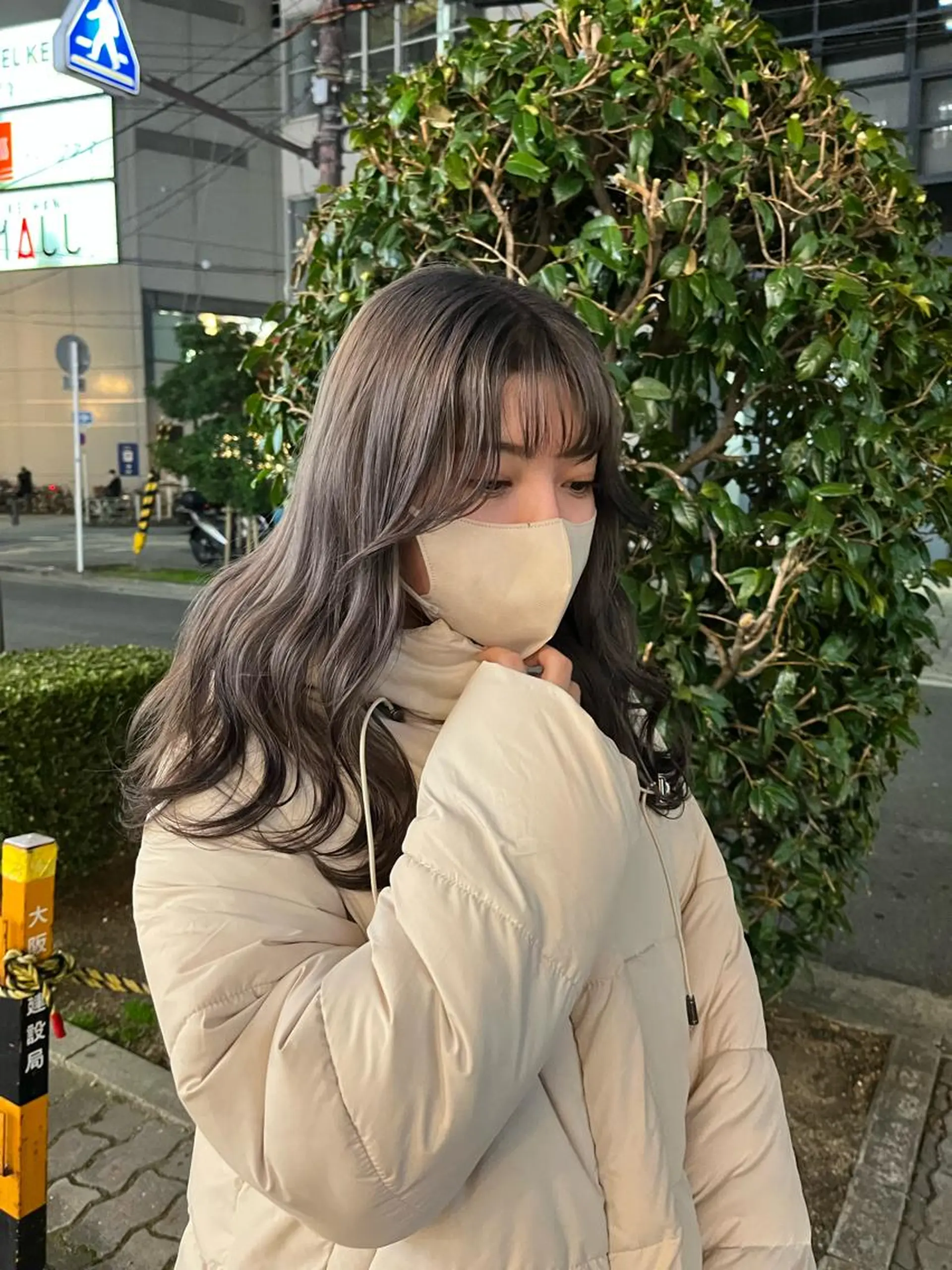 ロング カラー yohaku misakiのヘアスタイル