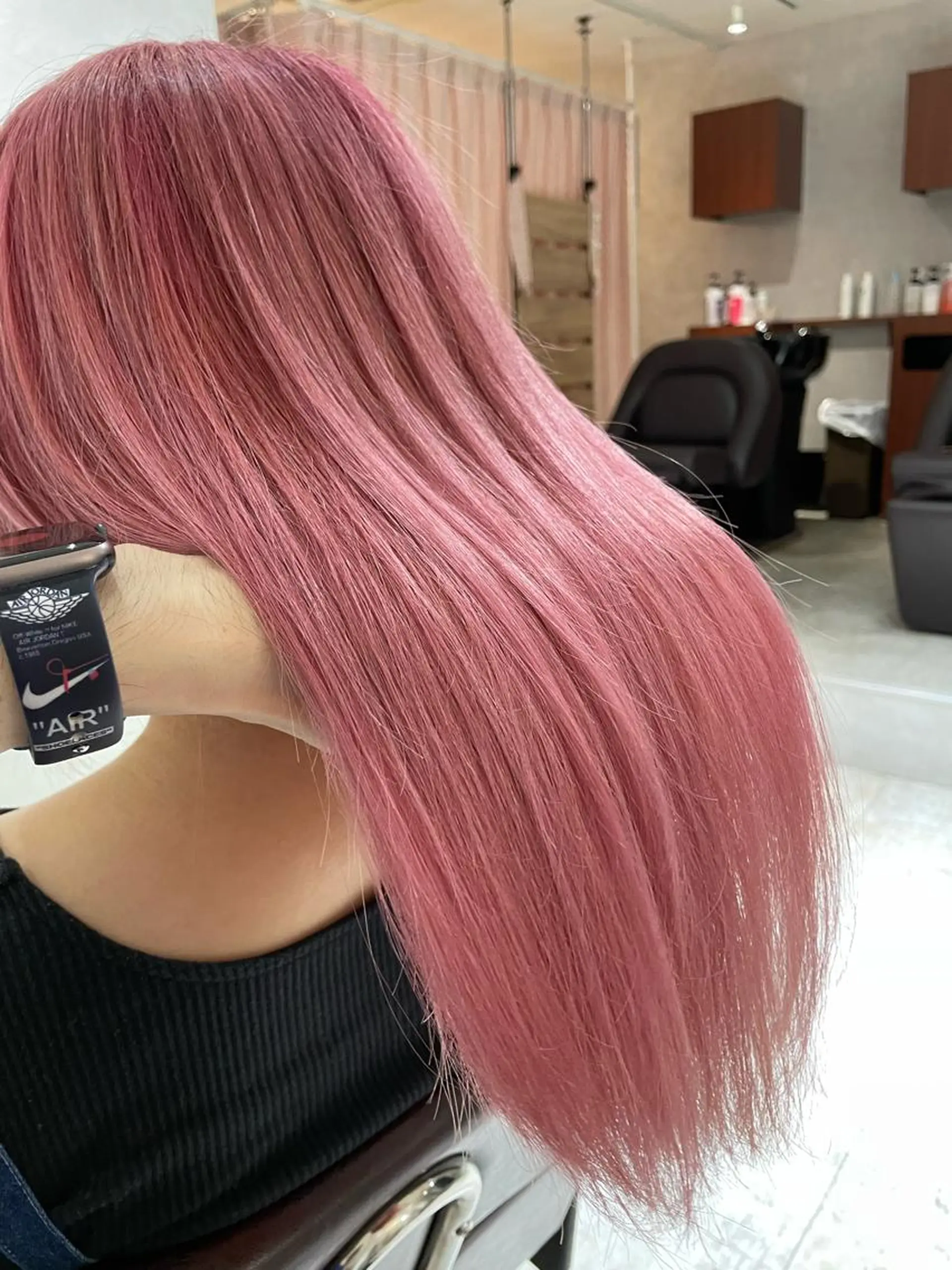 セミロング カット ヘアカラー ［パサつき改善］＊ 髪質改善ケアサロン＊のヘアスタイル