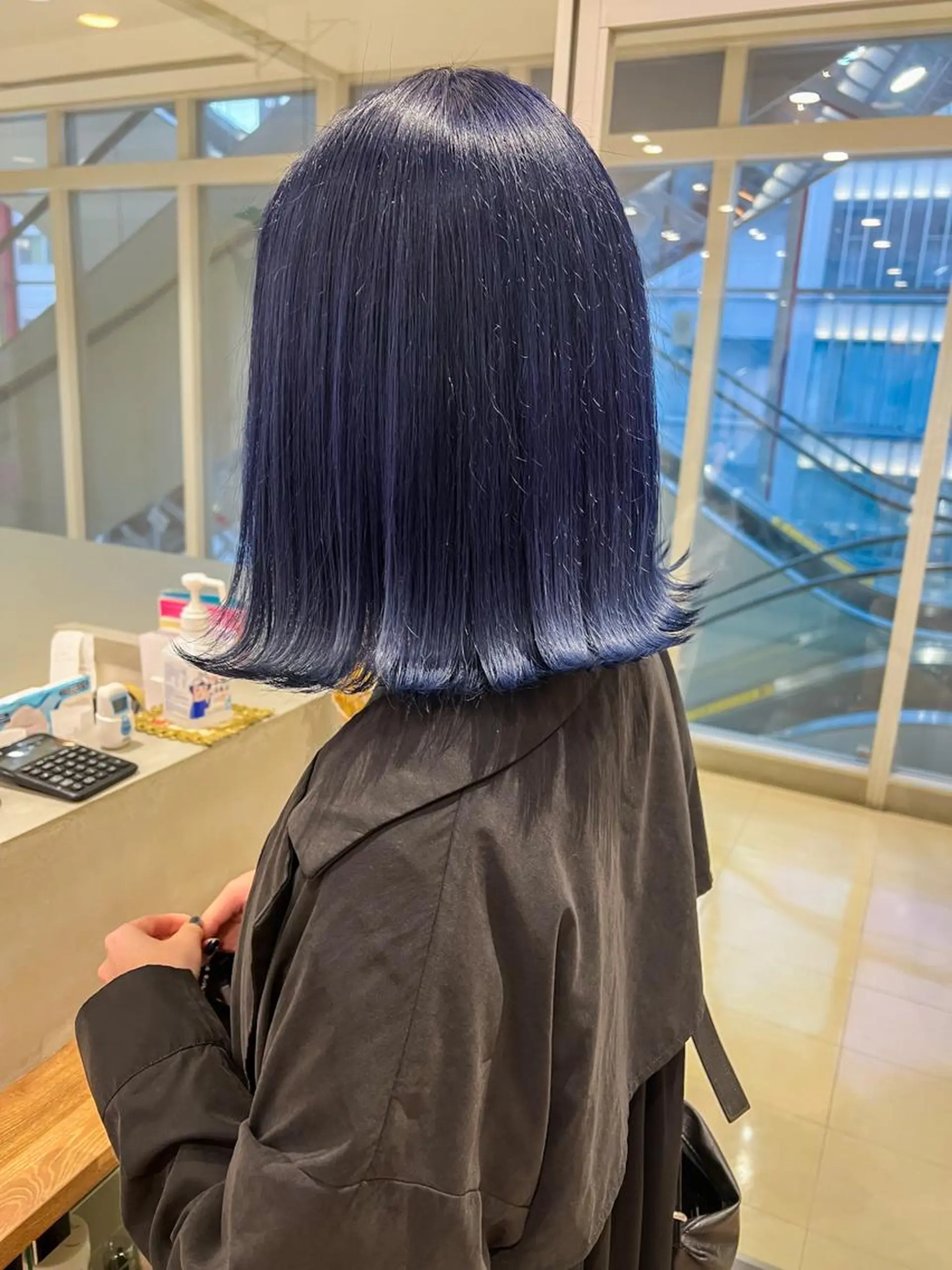 ミディアム カラー ヘアカラー トリートメント 韓国風デザイン 💐MIZUKI💐のヘアスタイル