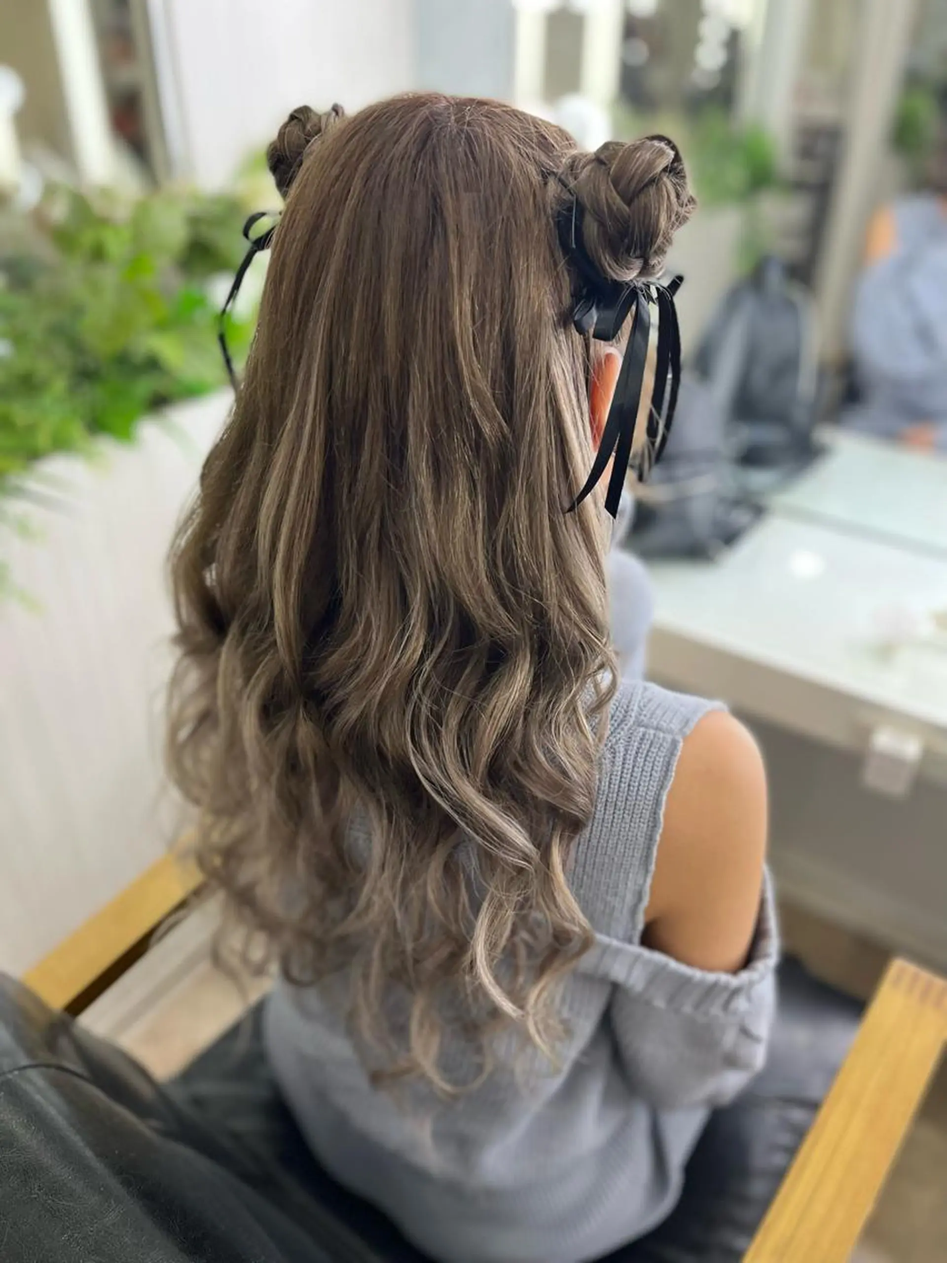 ロング ヘアセット 🐥こ ま🐥のヘアスタイル