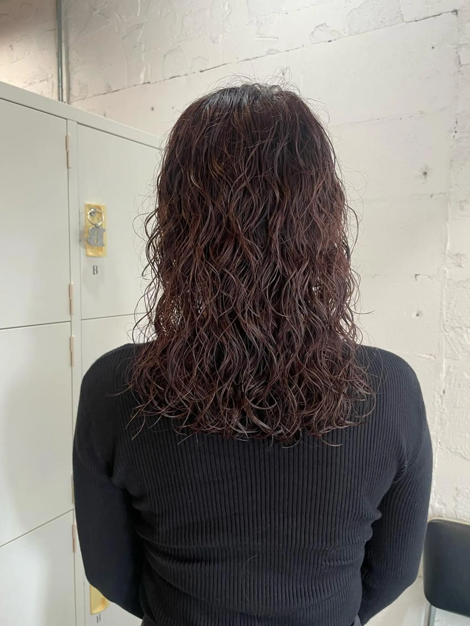 ミディアム カラー パーマ ヘアアレンジ カット ヘアカラー パーマ satsuki ito/暖色、パーマのヘアスタイル
