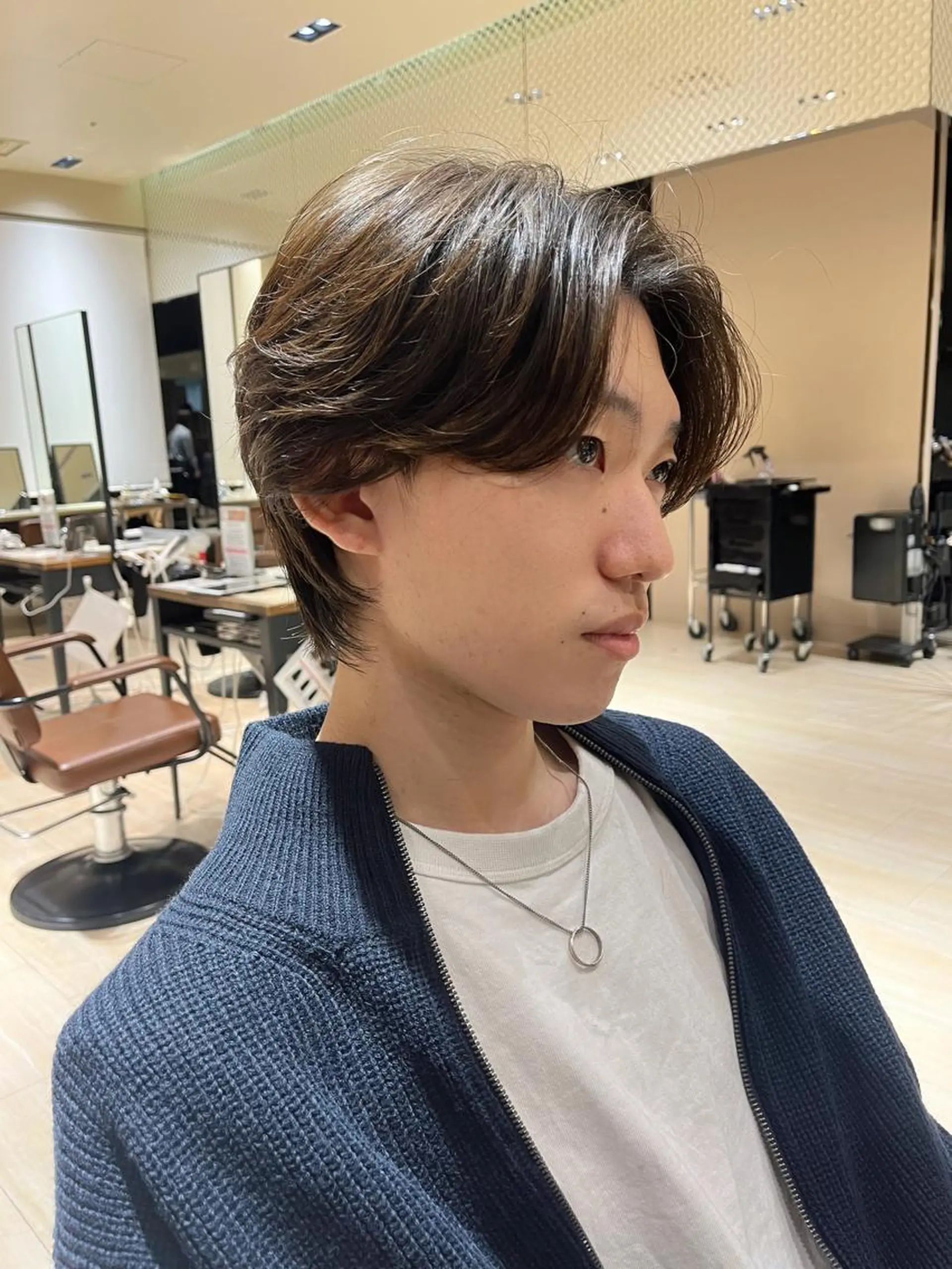 メンズ カルマパーマ メンズパーマ Je suis heureuse Tres所属・早朝セット☀️ レイヤー/Momoのヘアスタイル