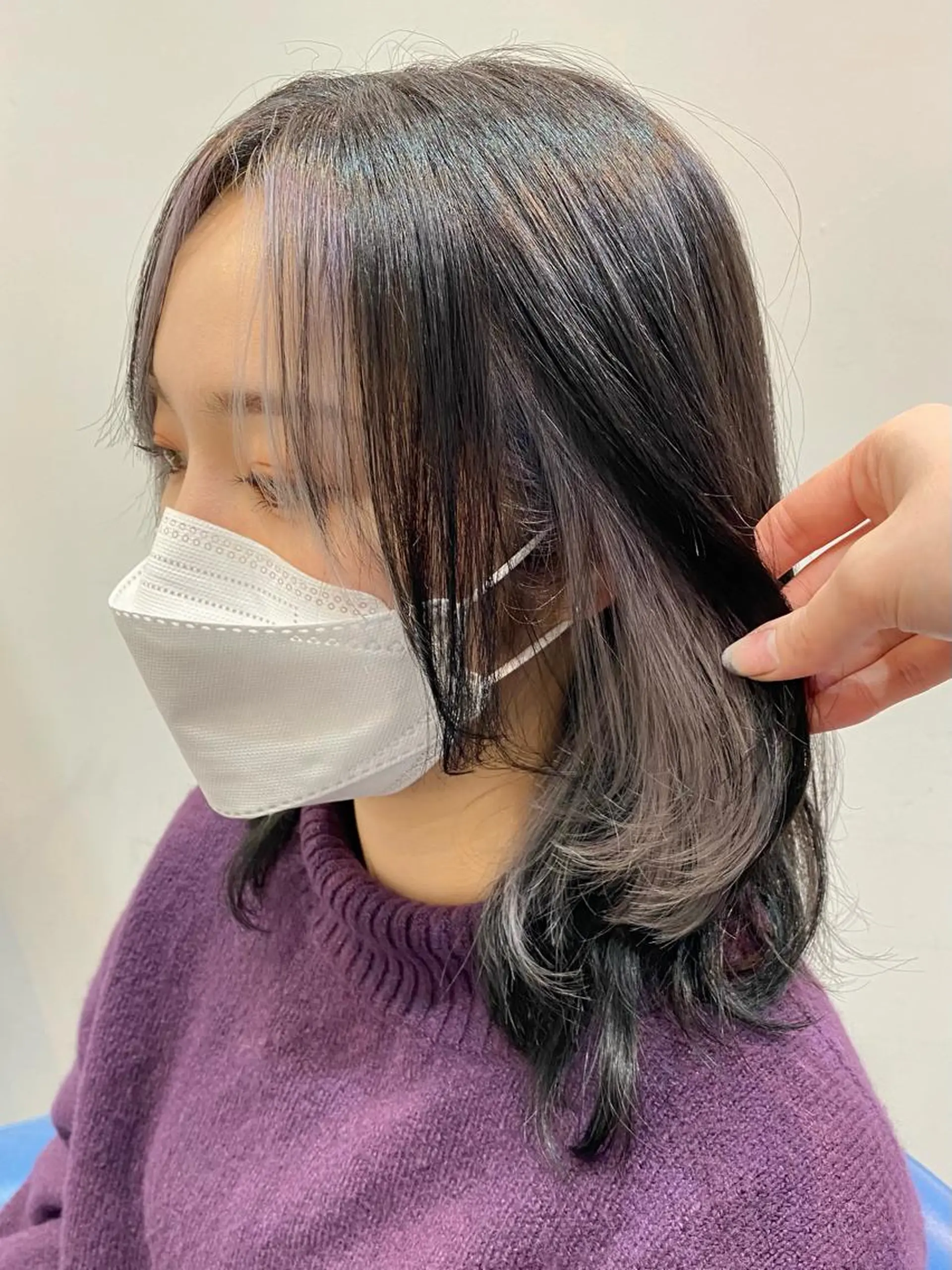 ミディアム カラー uros.所属・メンズパーマ/ エクステ🌞セナのヘアスタイル