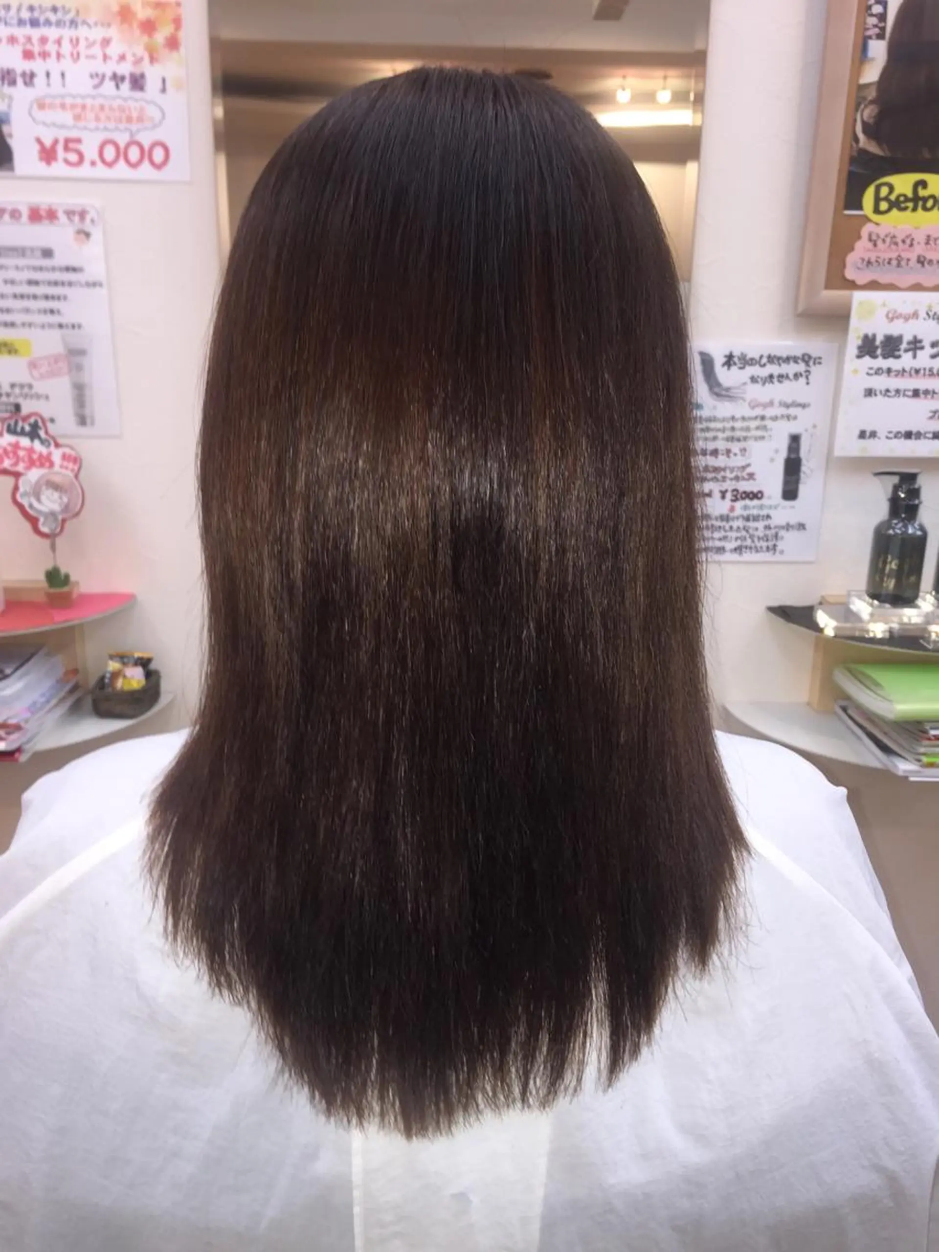 ロング 縮毛矯正 HAIR&MAKE   HATSU所属・HAIR&MAKE HATSUのヘアスタイル
