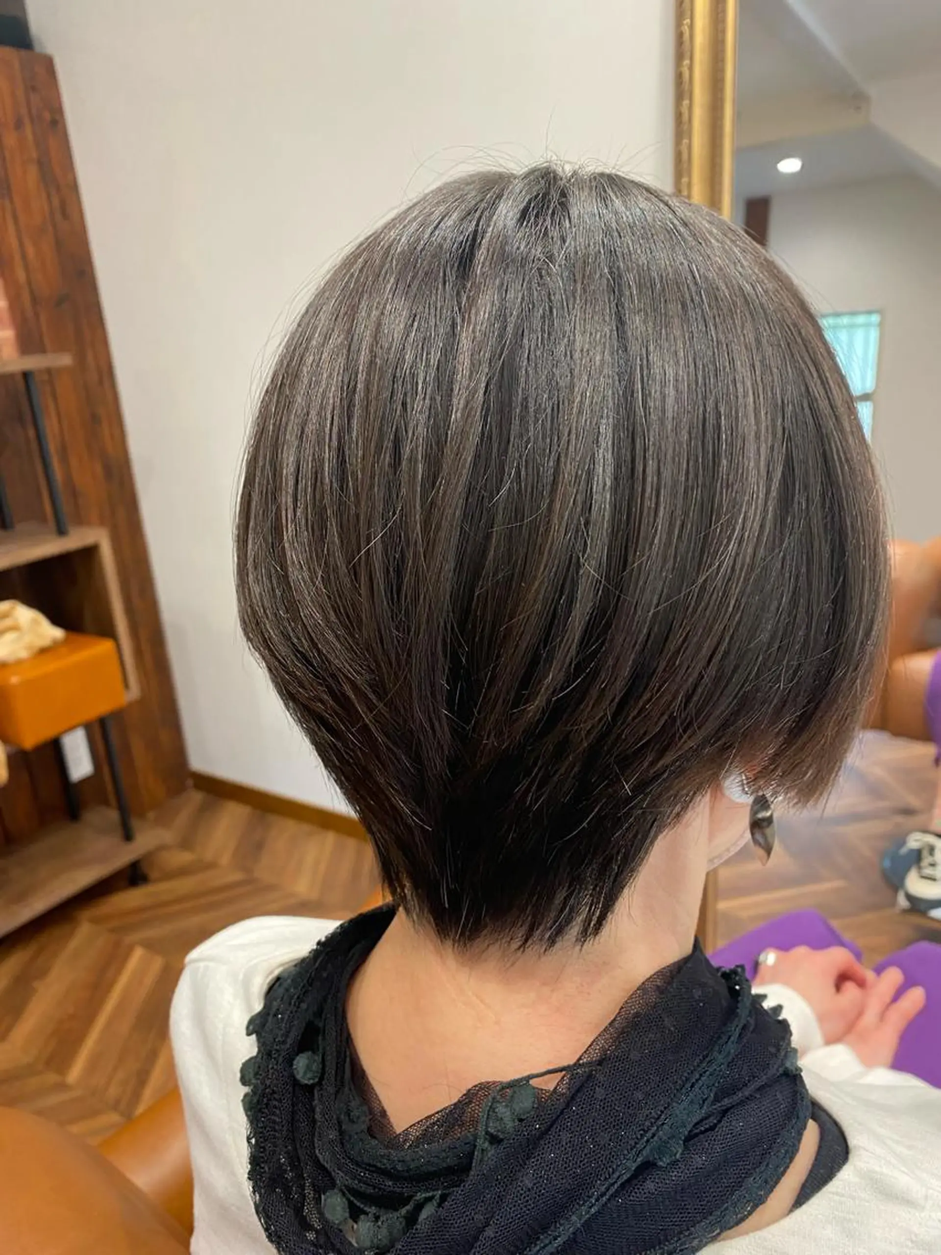 ショート カット トリートメント ヘッドスパ gatto  nero所属・【似合わせカット 】🦋岩崎 美保🐾のヘアスタイル