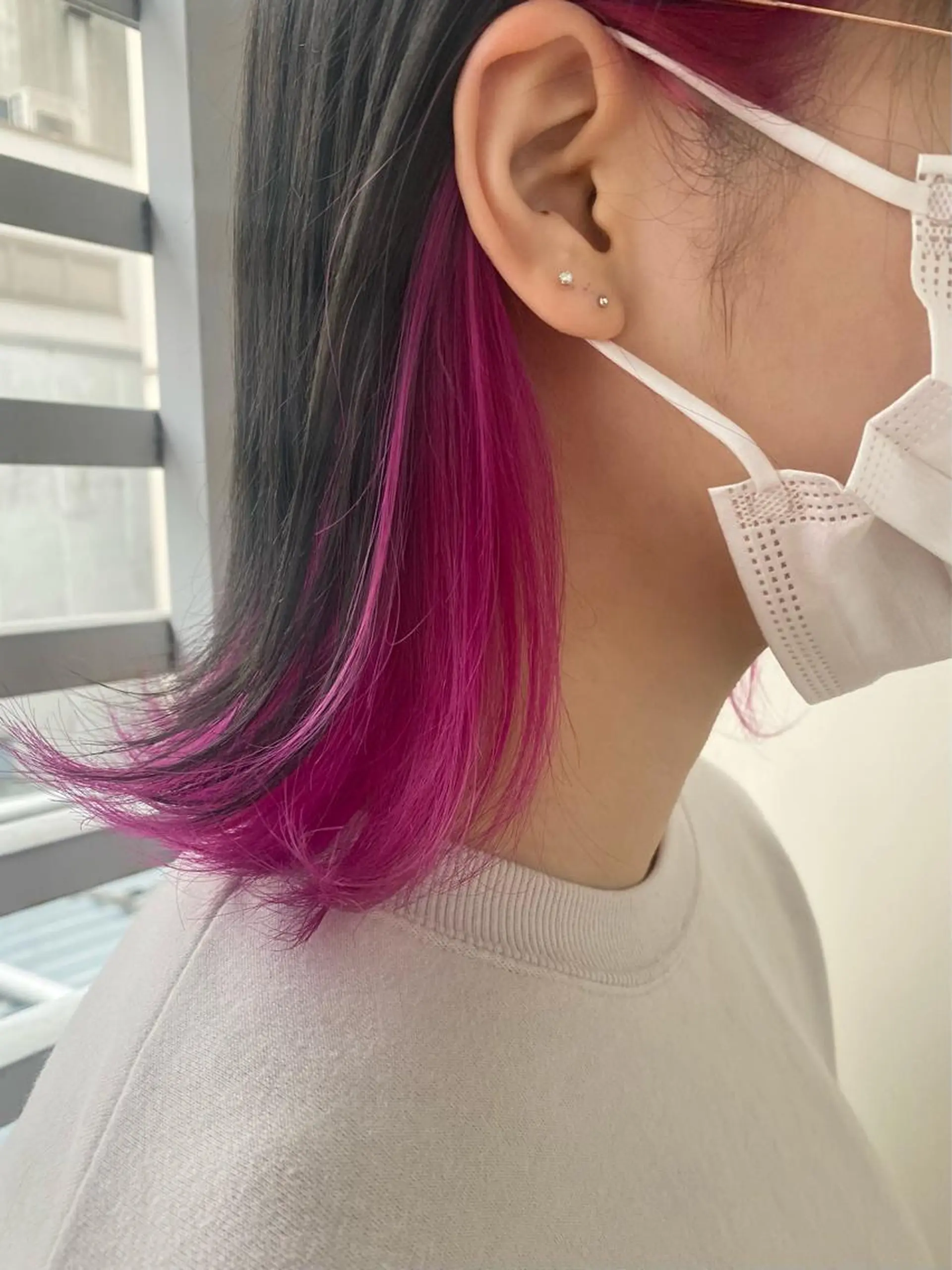 ミディアム カラー ANNA /艶髪/ハイトーンのヘアスタイル