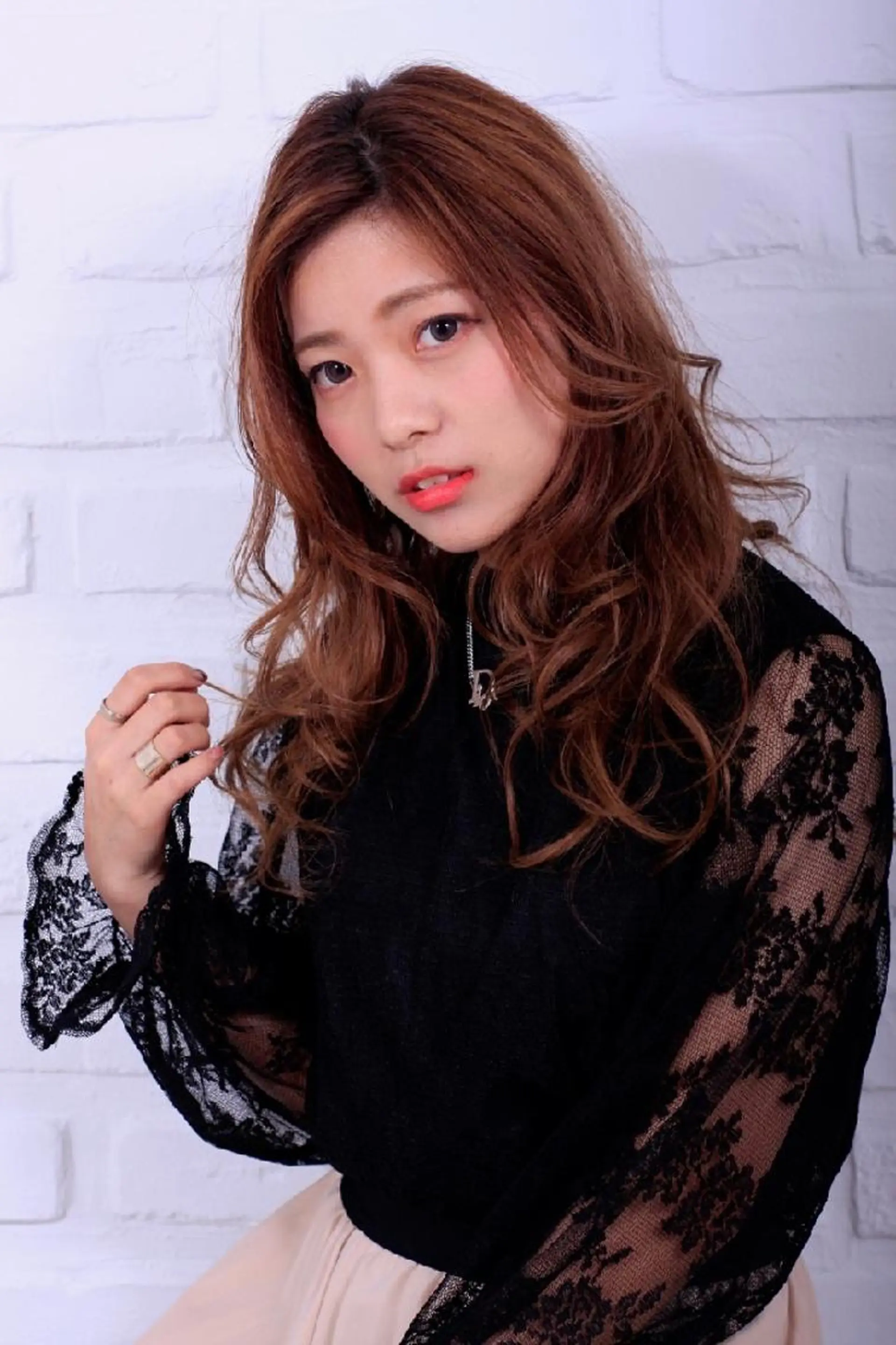 カラー ロング 染野 匠のヘアスタイル
