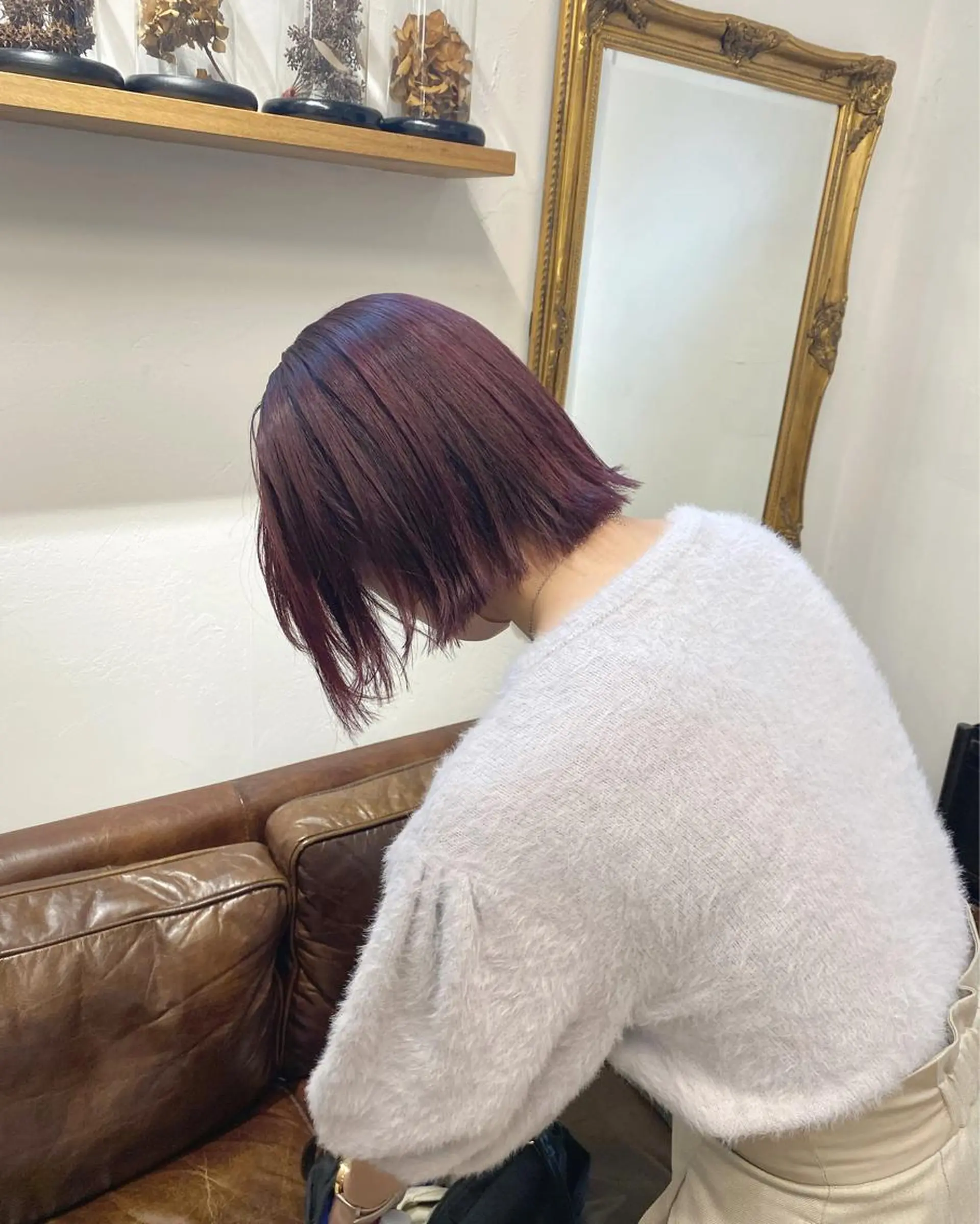 ミディアム 縮毛矯正 ヘッドスパ Rio 渋谷のヘアスタイル
