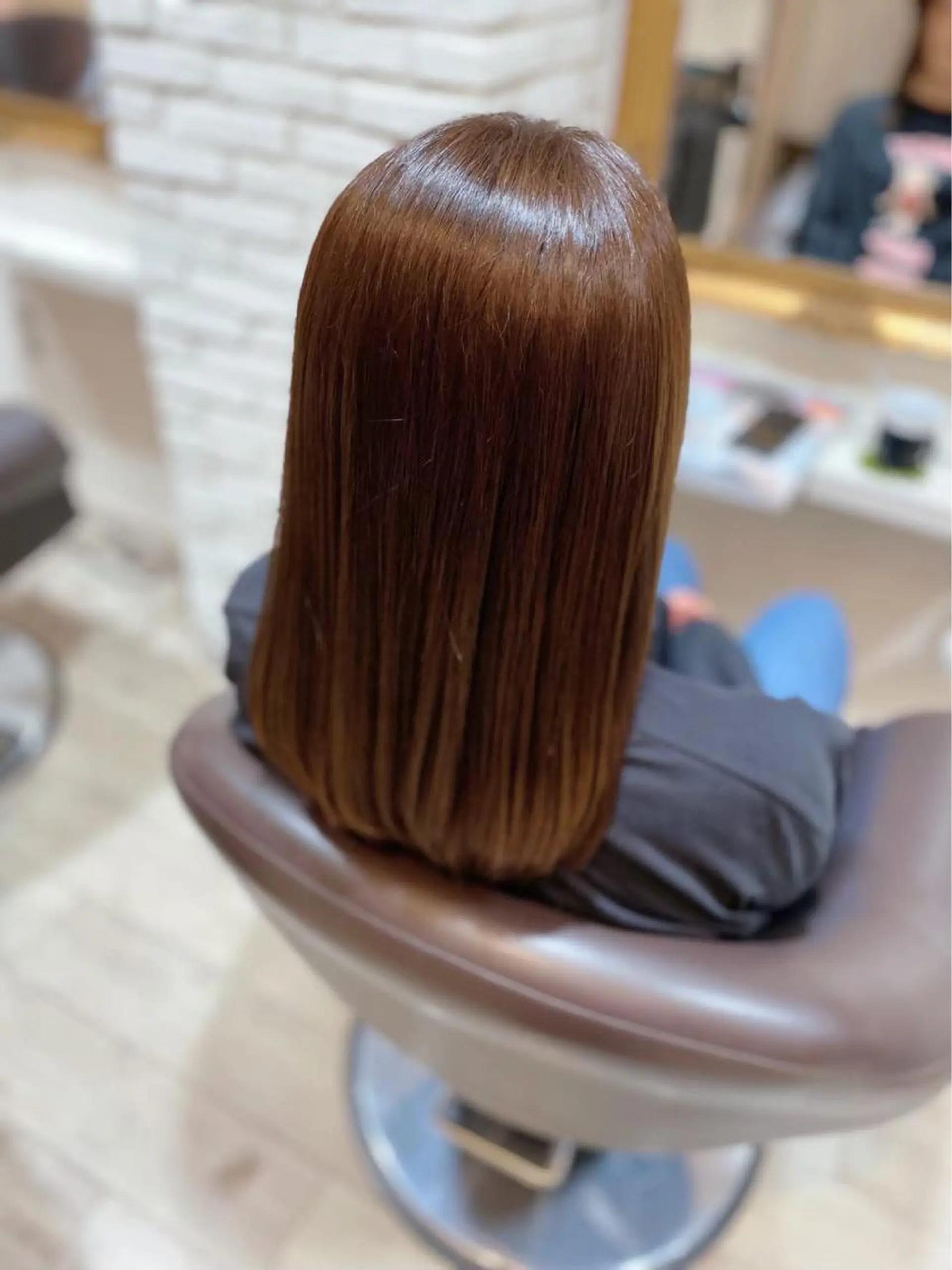 ミディアム カラー カット ヘアカラー トリートメント 🦋韓国ヘア 坂本 菜摘🦋のヘアスタイル