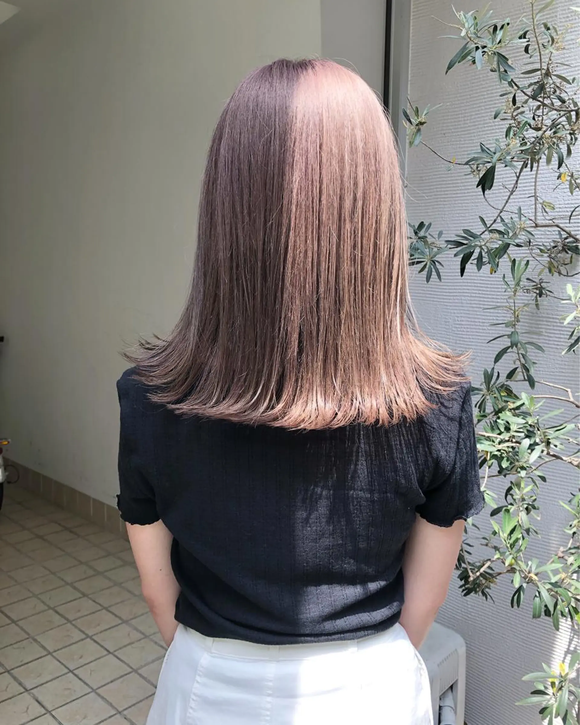 ミディアム カラー ベージュカラー ヘアカラー トリートメント Tao所属・藤川 大智のヘアスタイル