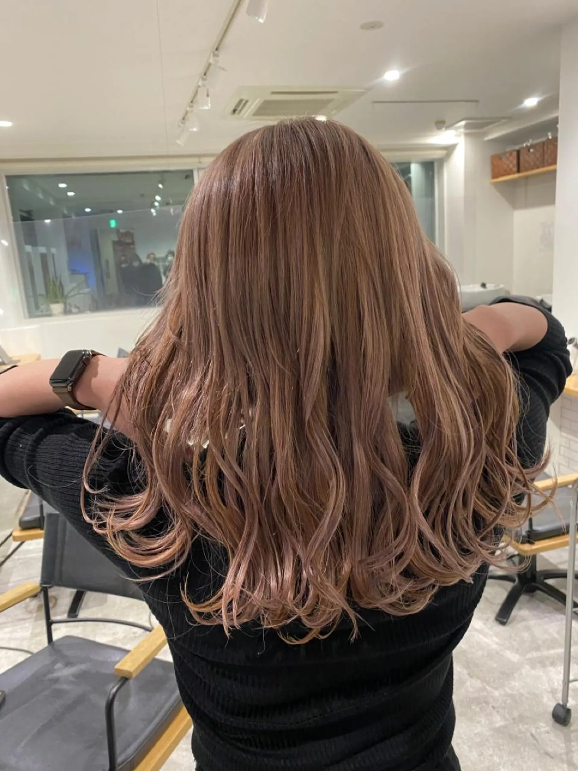 ミディアム カラー ヘアカラー JIL BLAN 京都のヘアスタイル