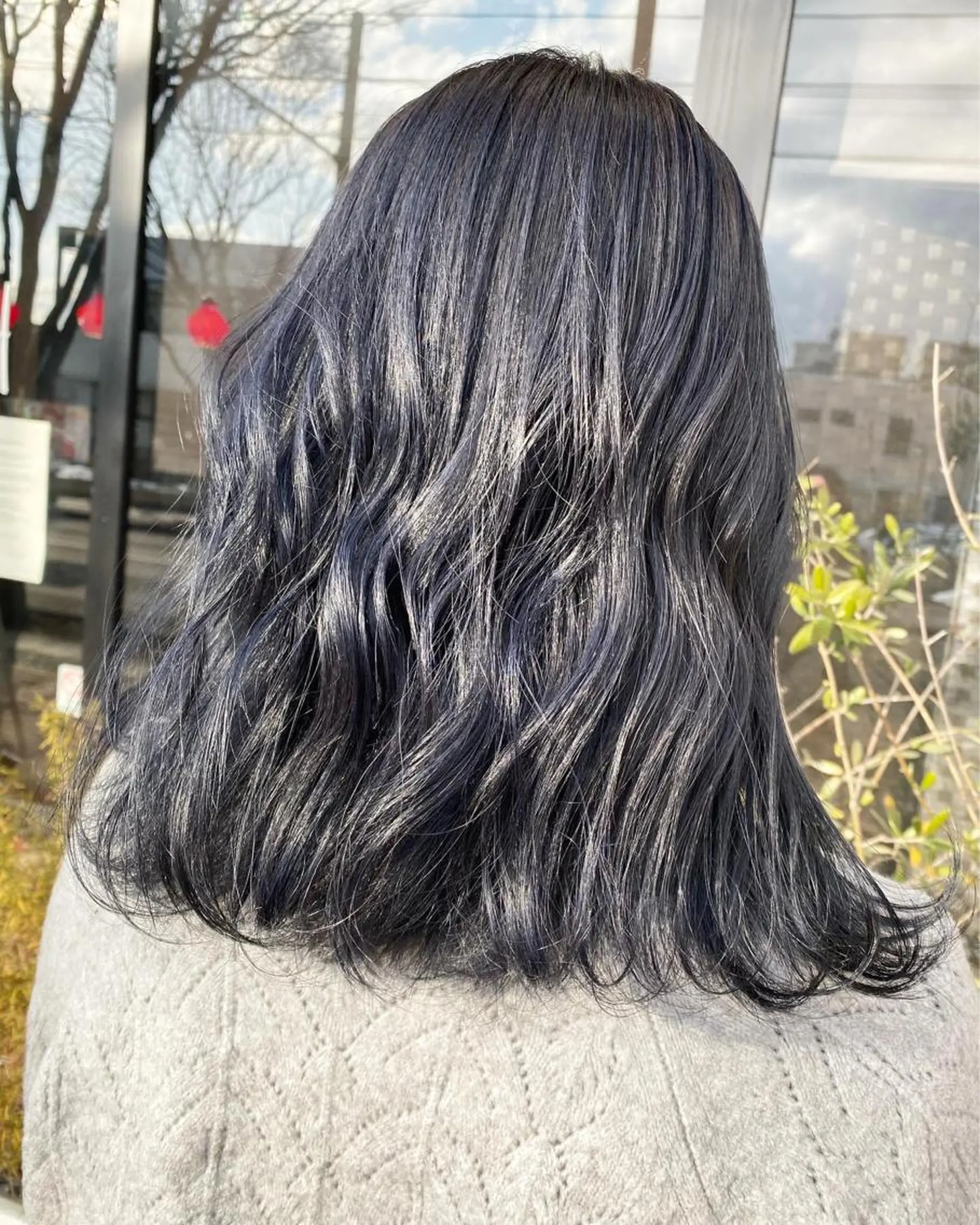 ミディアム カラー 【育休中】EARTH 荒井店HARUNAのヘアスタイル
