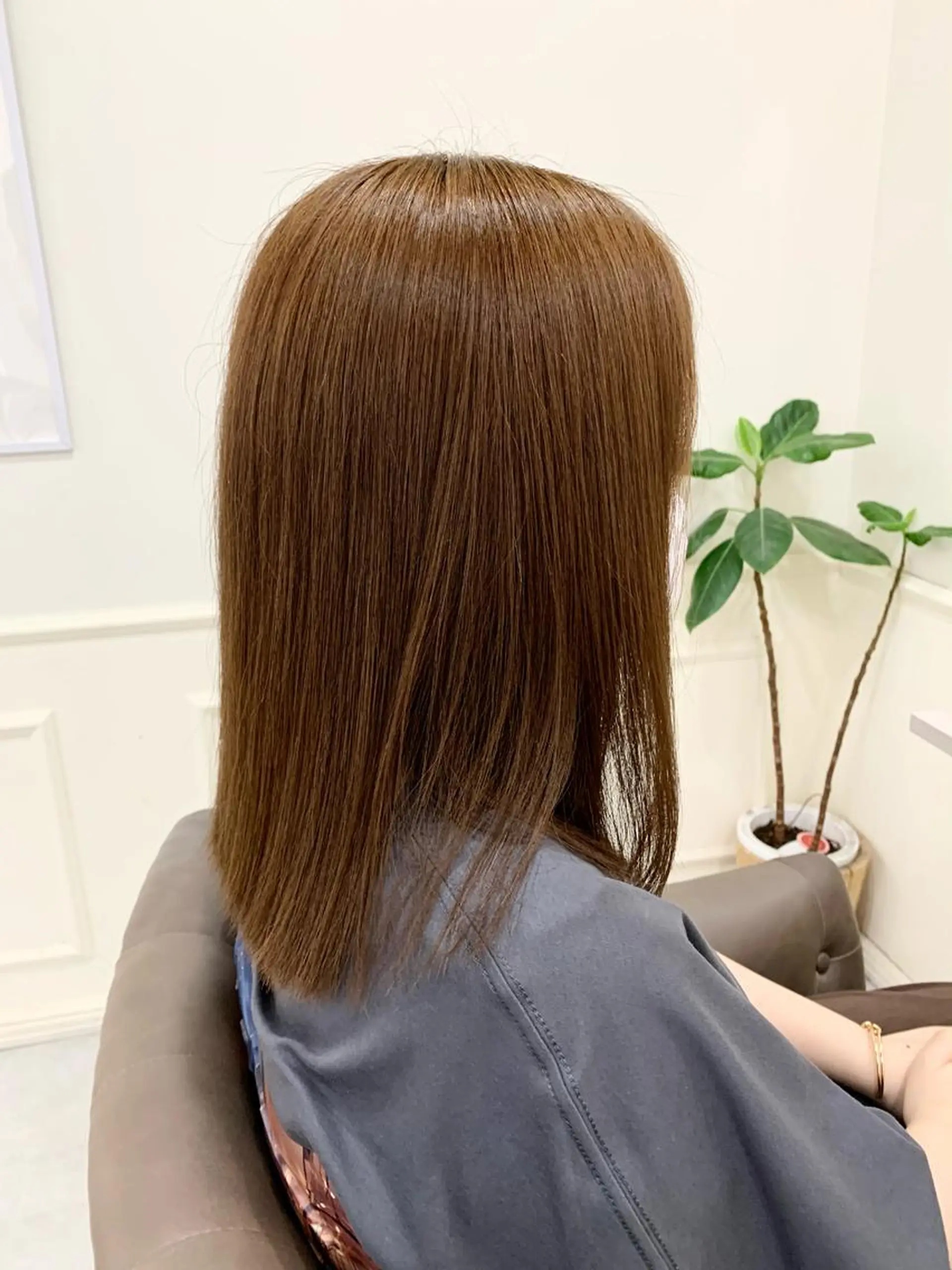 ミディアム カラー アッシュ ブリーチ ダブルカラー ブリーチなしカラー Sail【セイル】所属・喜多 涼のヘアスタイル