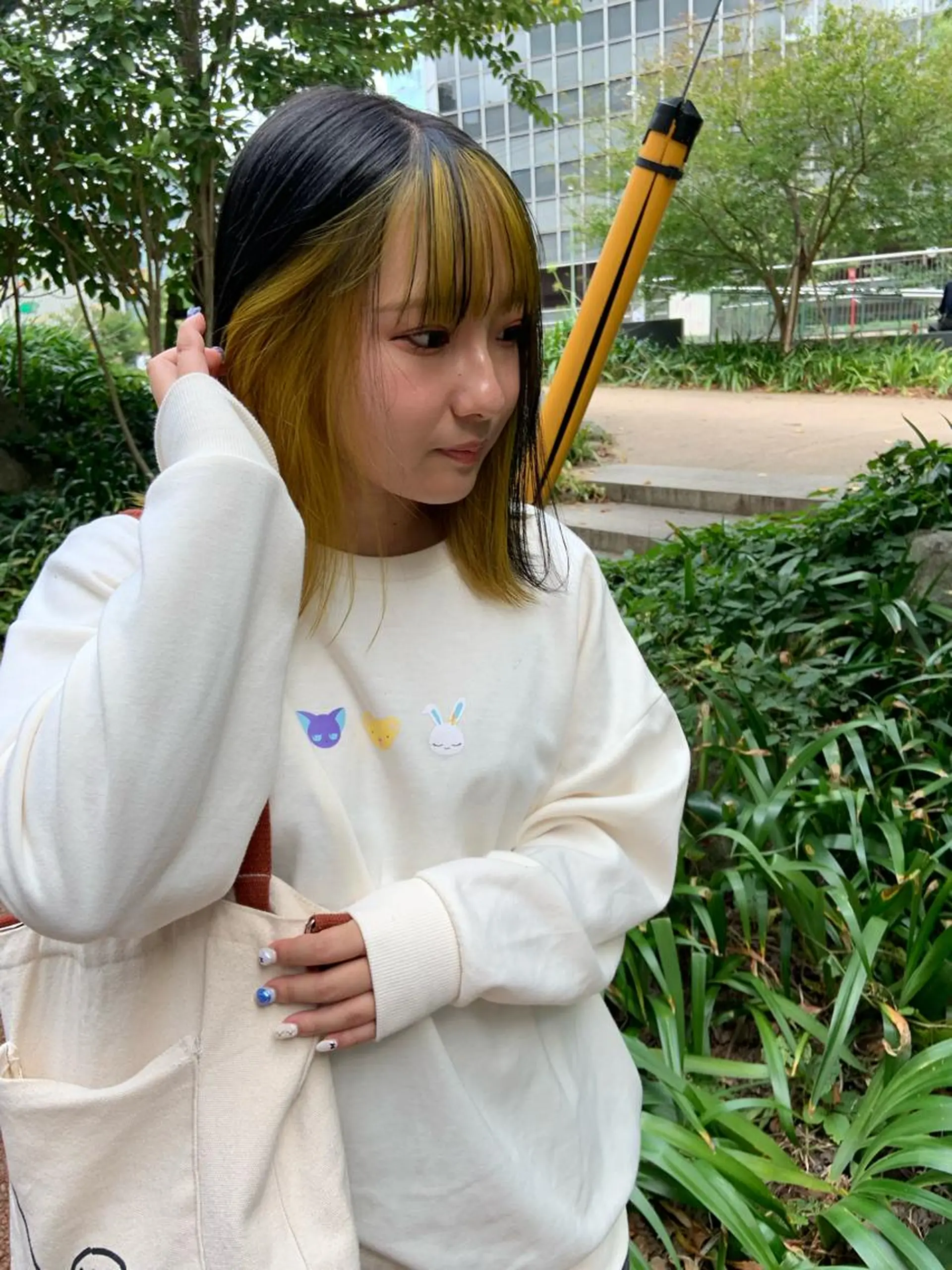 ミディアム ヘアカラー トリートメント #美髪矯正#艶カラー Natsuのヘアスタイル