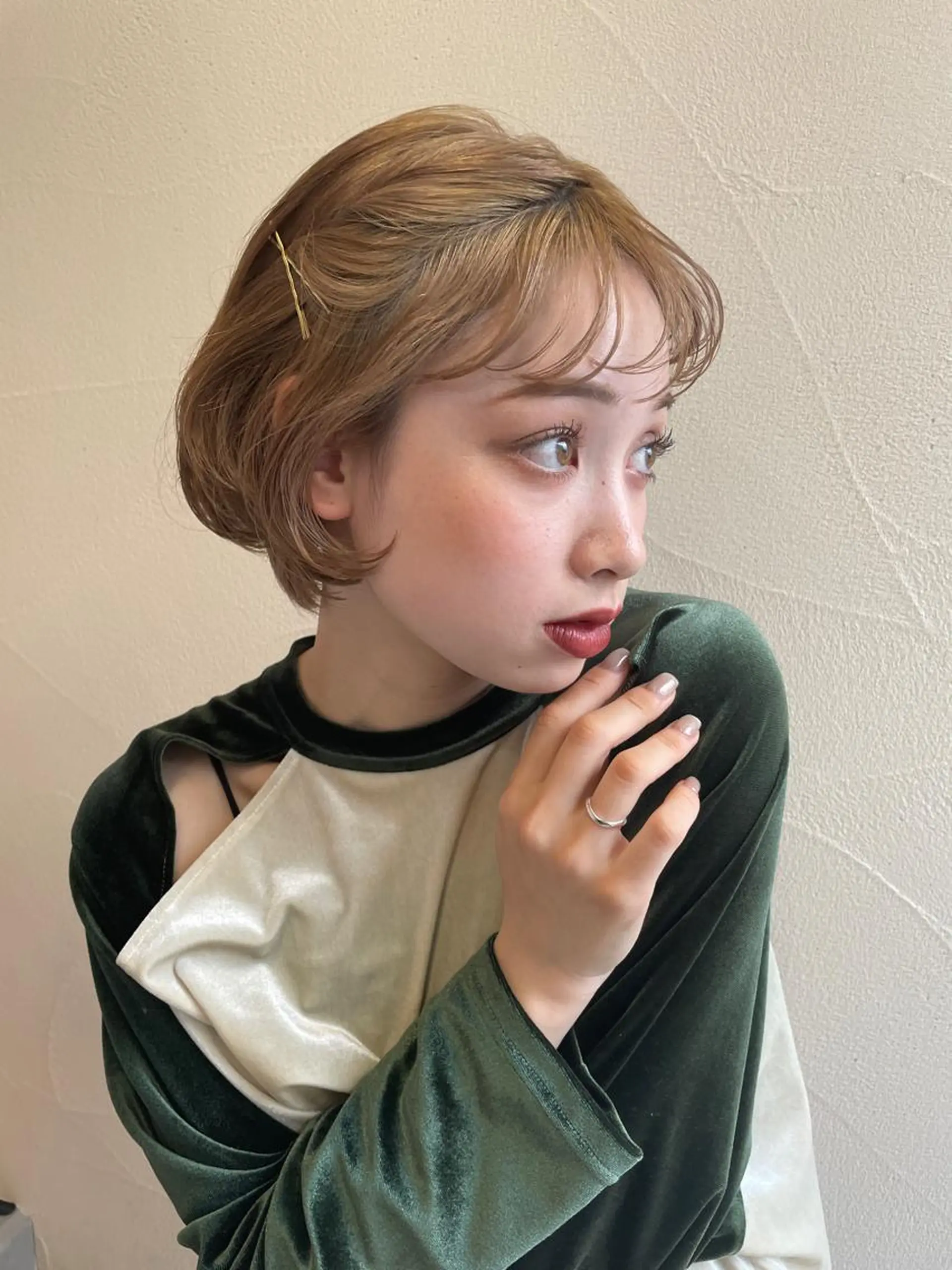 ミディアム カラー 韓国風ヘア カット ヘアカラー ヘアセット Masena所属・💎韓国風レイヤー /ボブ💎Namiのヘアスタイル