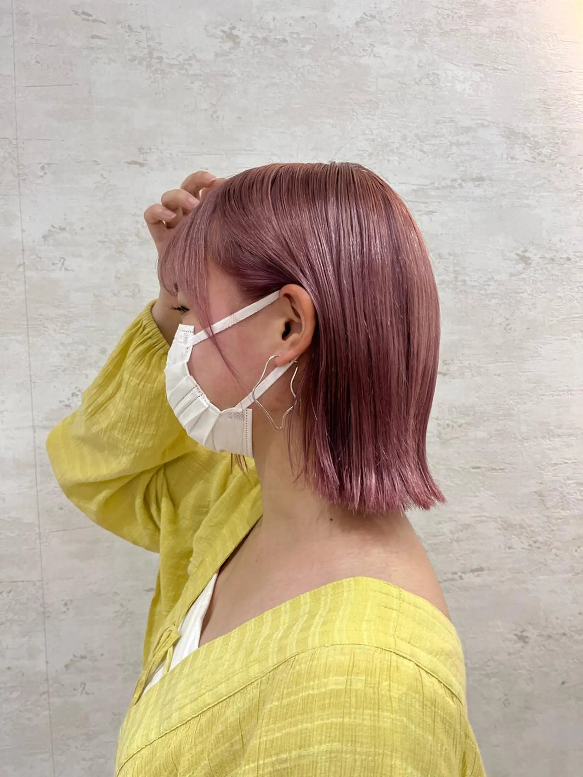 ミディアム カラー 佐藤 雅のヘアスタイル