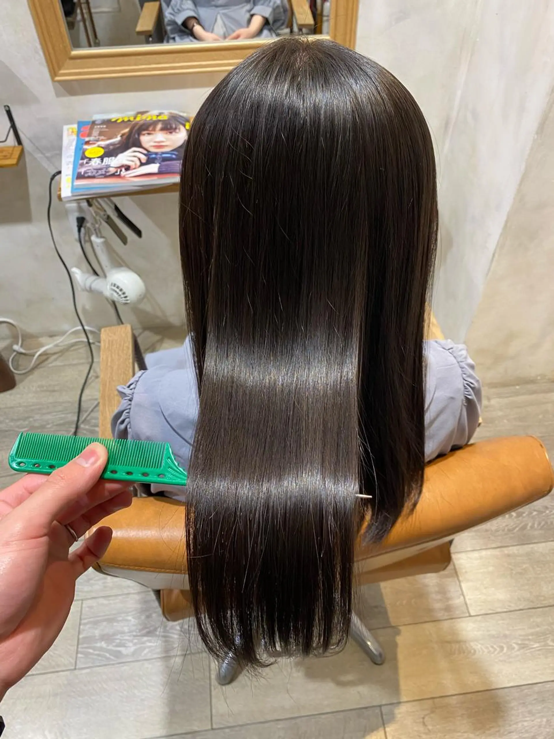 カラー パーマ 縮毛矯正 安部 真輝のヘアスタイル