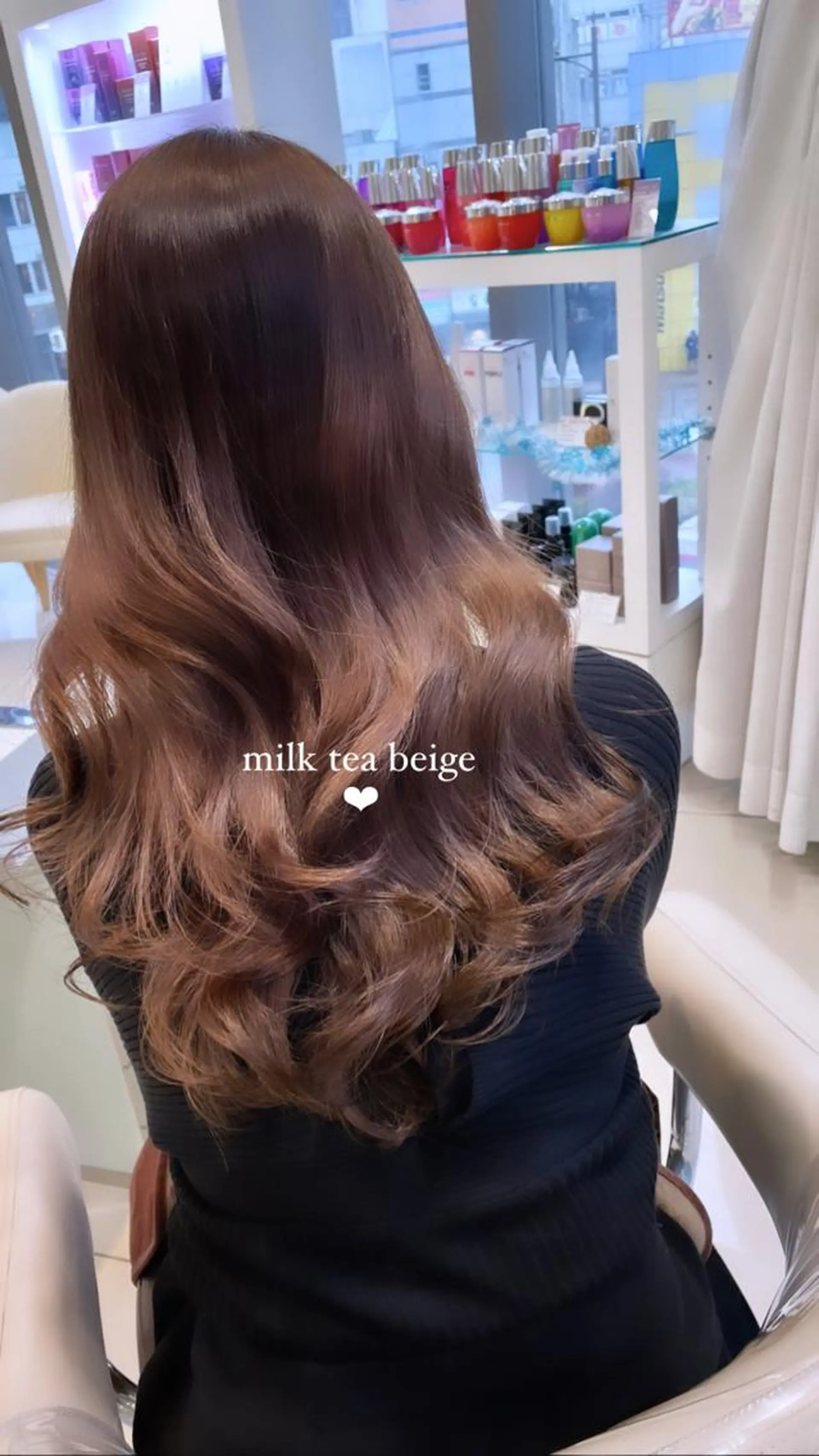 ロング 💗ブリーチなし 透け感💗徳井はやとのヘアスタイル