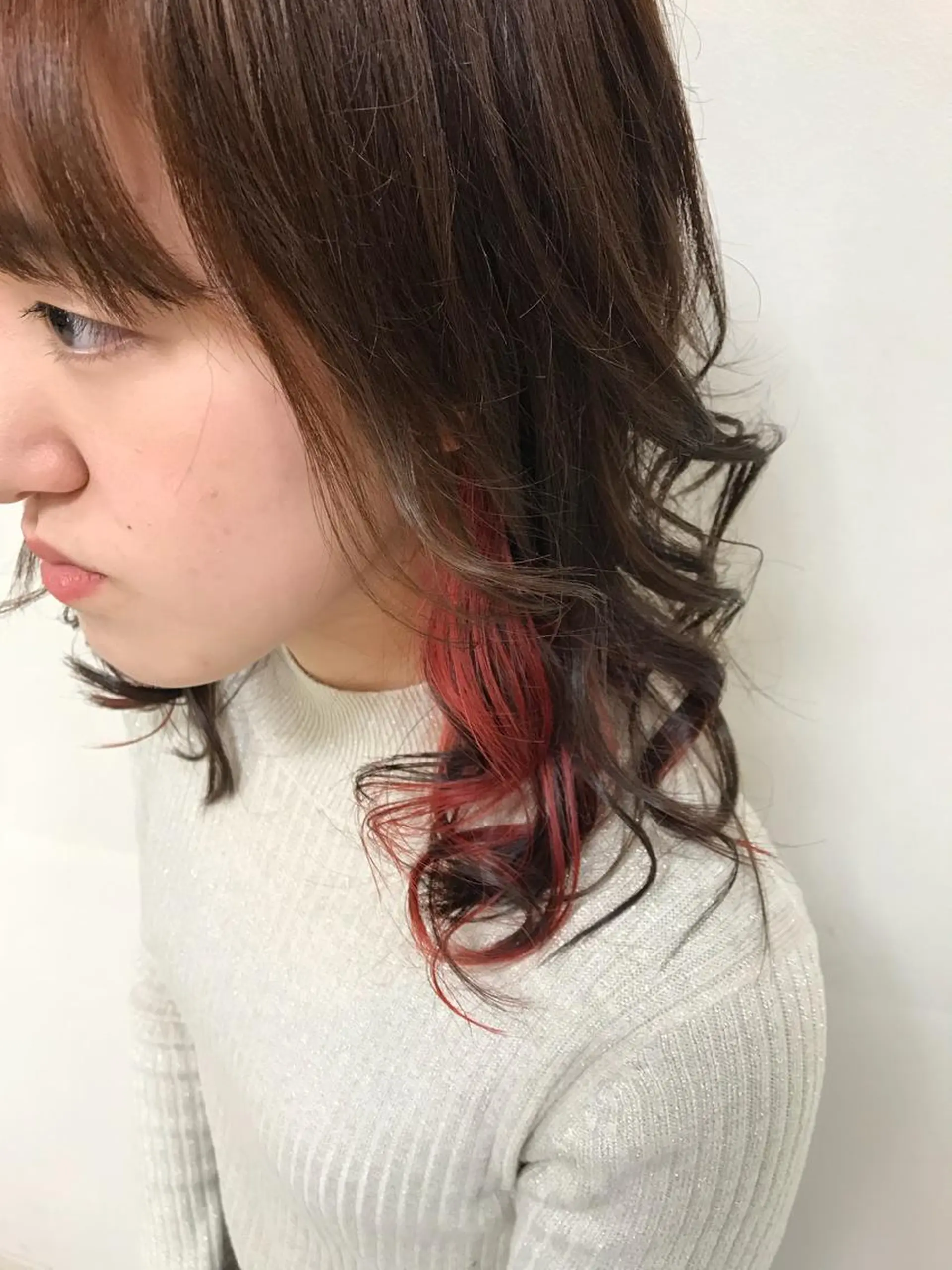 セミロング カラー イヤリングカラー 丸谷 みくのその他イメージ