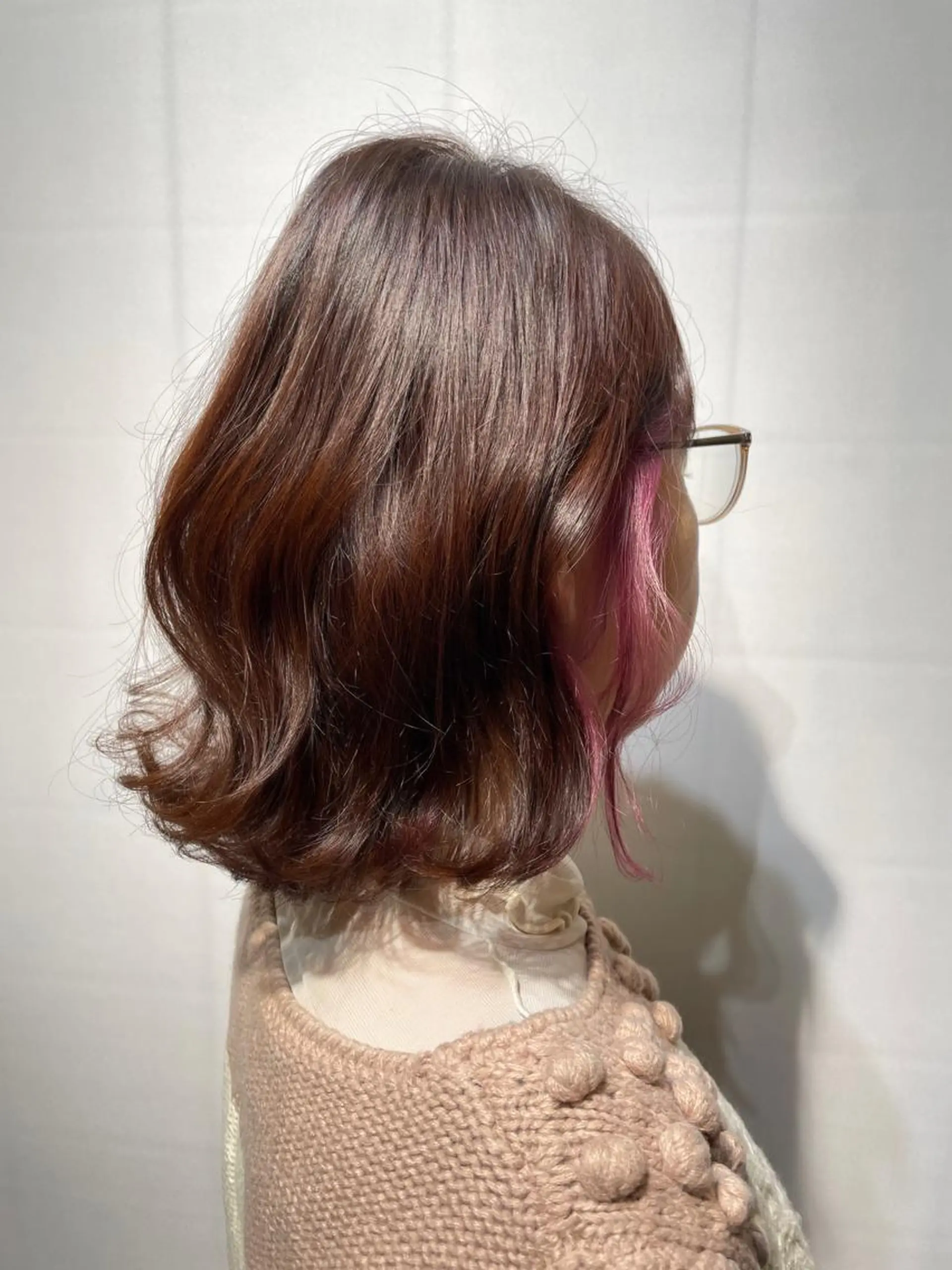 ミディアム カット ヘアカラー 【艶髪、髪質改善】 KAHOのヘアスタイル