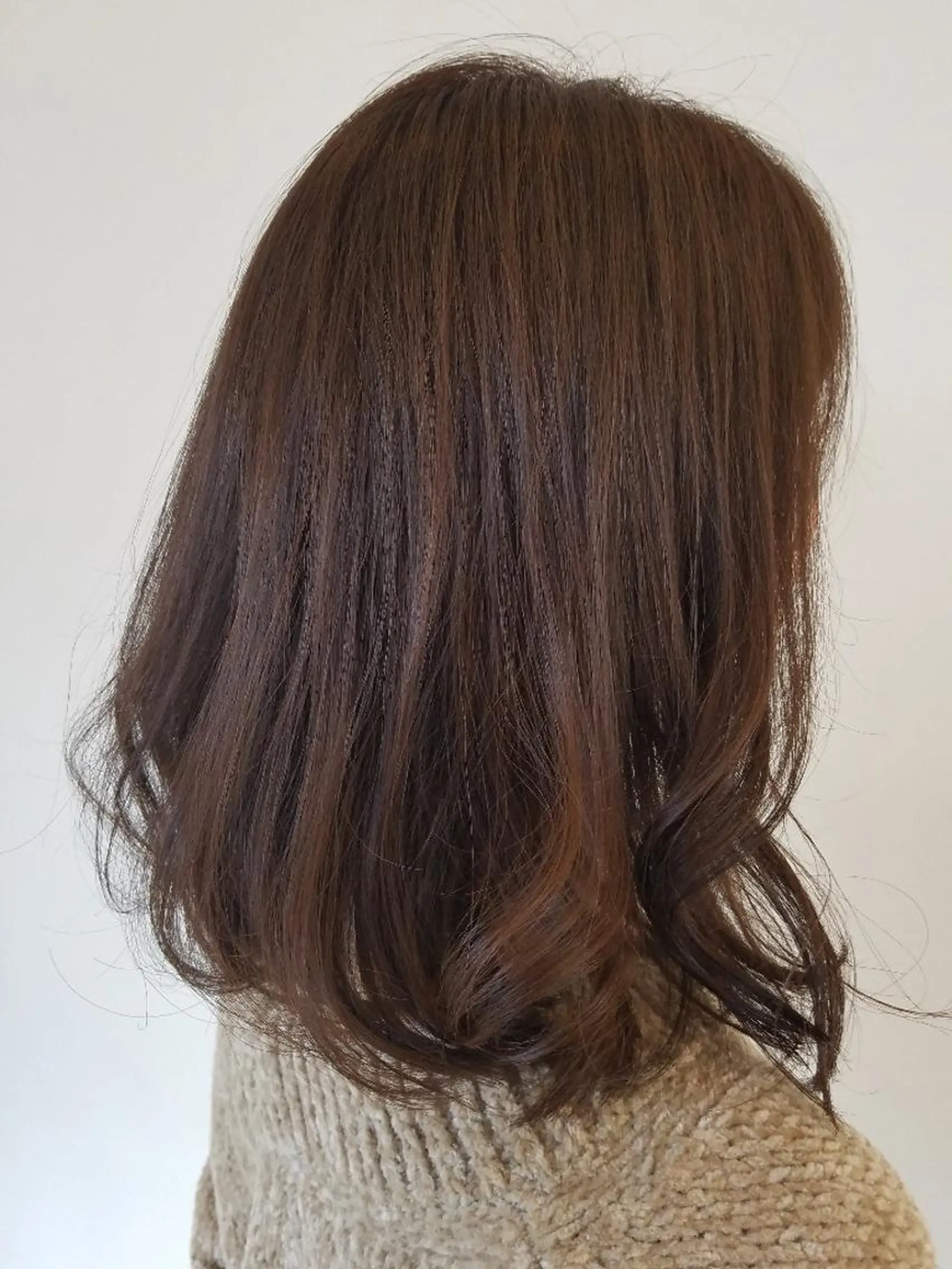 カラー ミディアム ブラウンカラー ナチュラルブラウン 髪質改善/ハイライト 小林秀樹のヘアスタイル