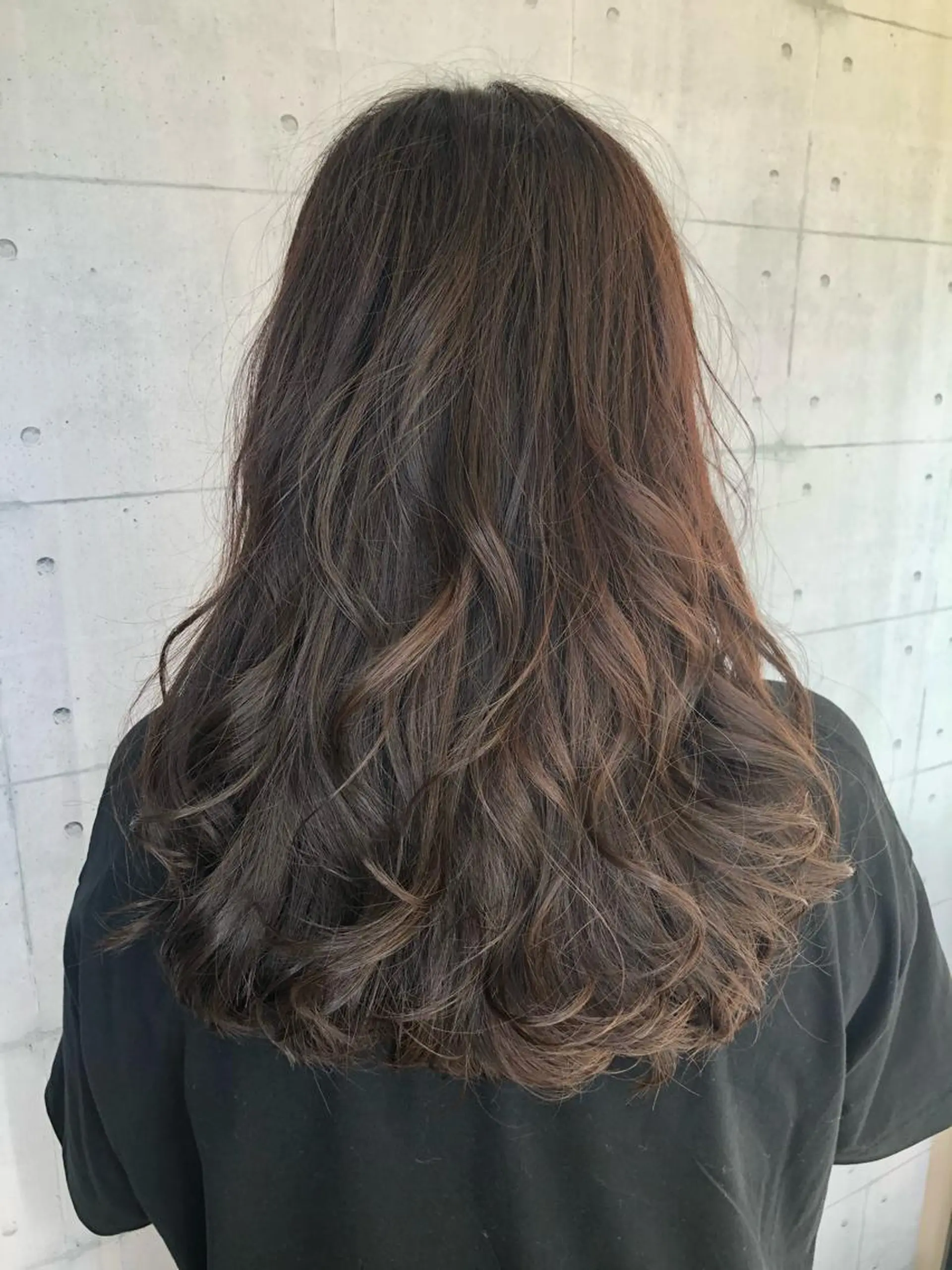 ロング カラー カット ヘアカラー 金沢 広美のヘアスタイル