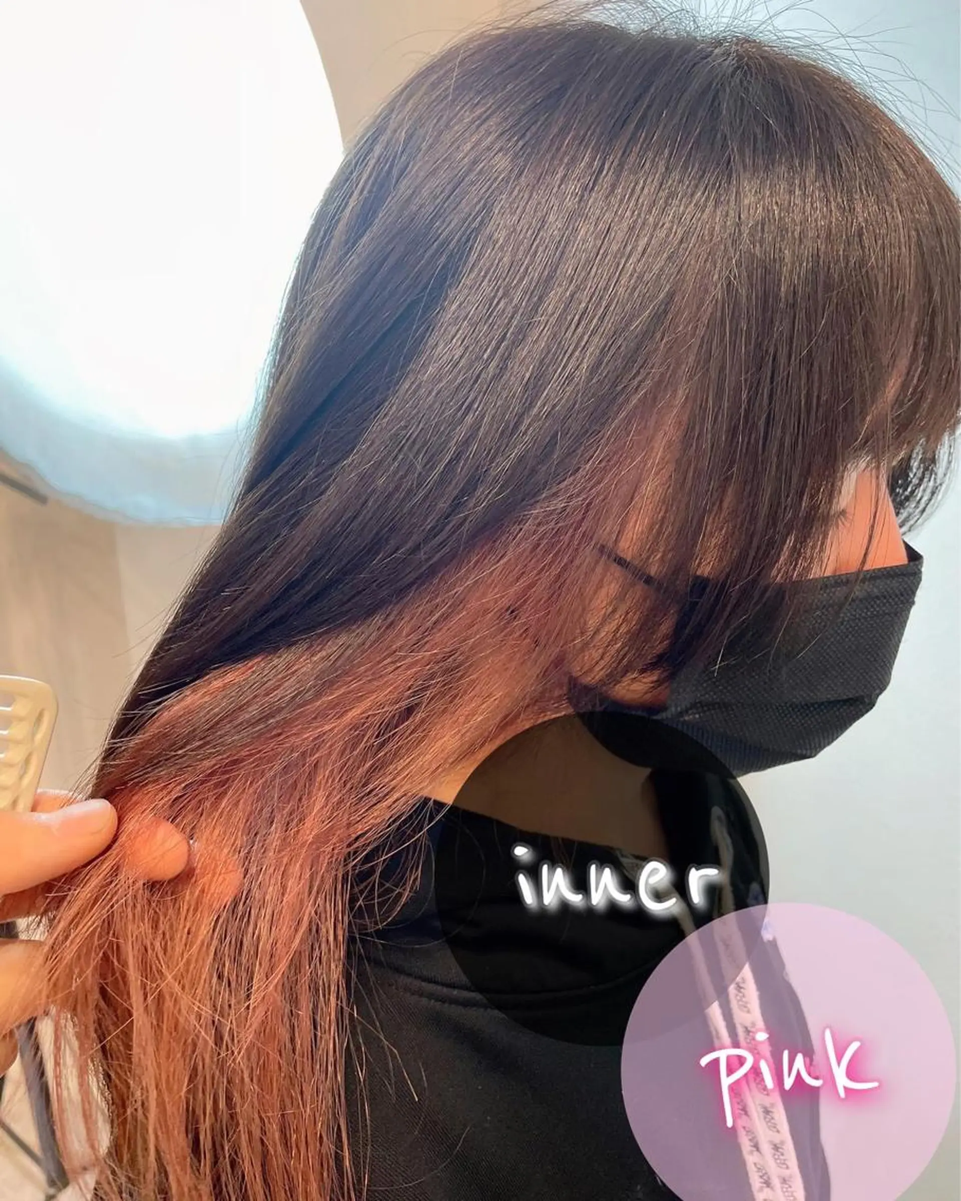 セミロング カラー ヘアカラー カットモデル募集 ミネのヘアスタイル