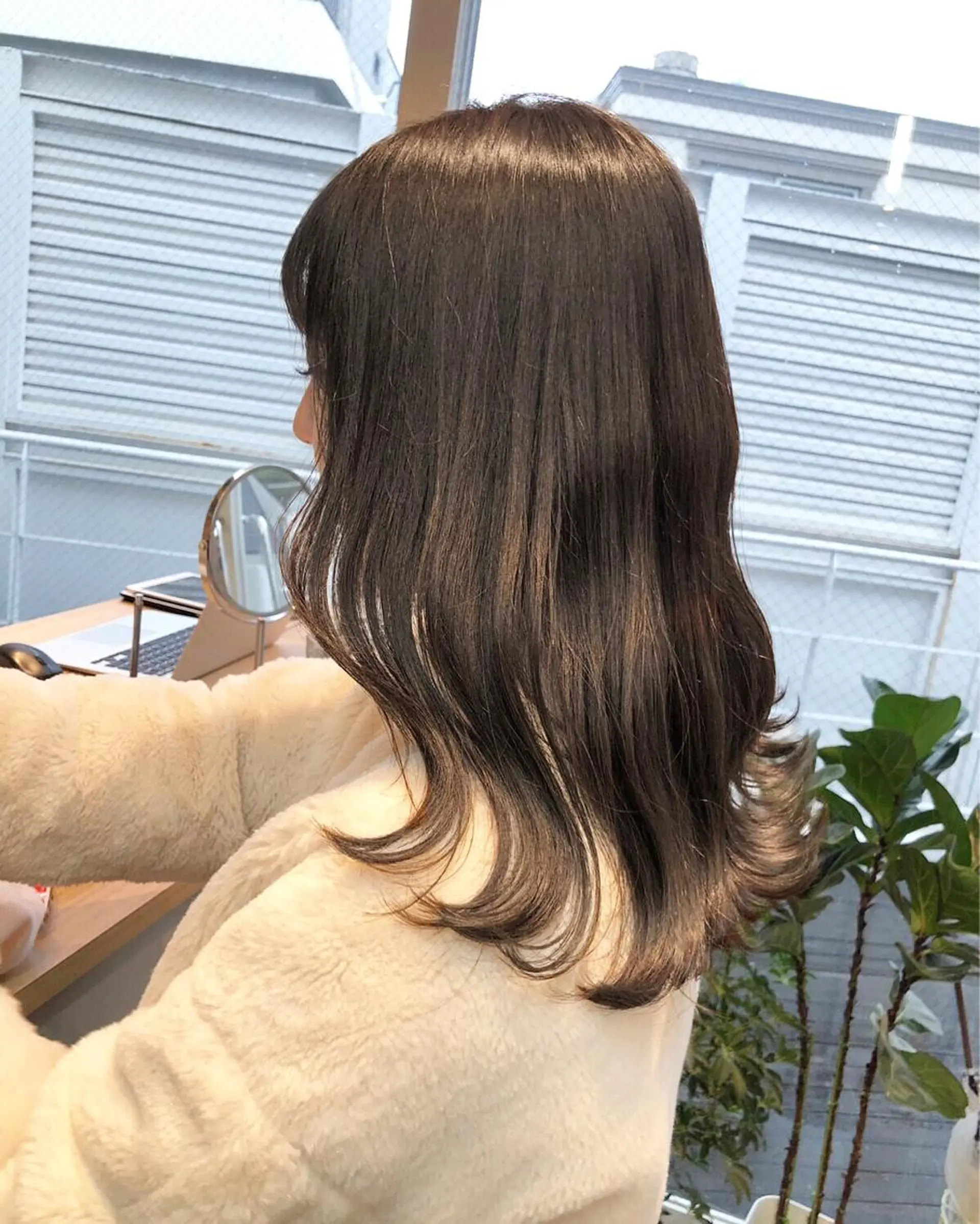 ロング カラー 遠藤 眞実のヘアスタイル