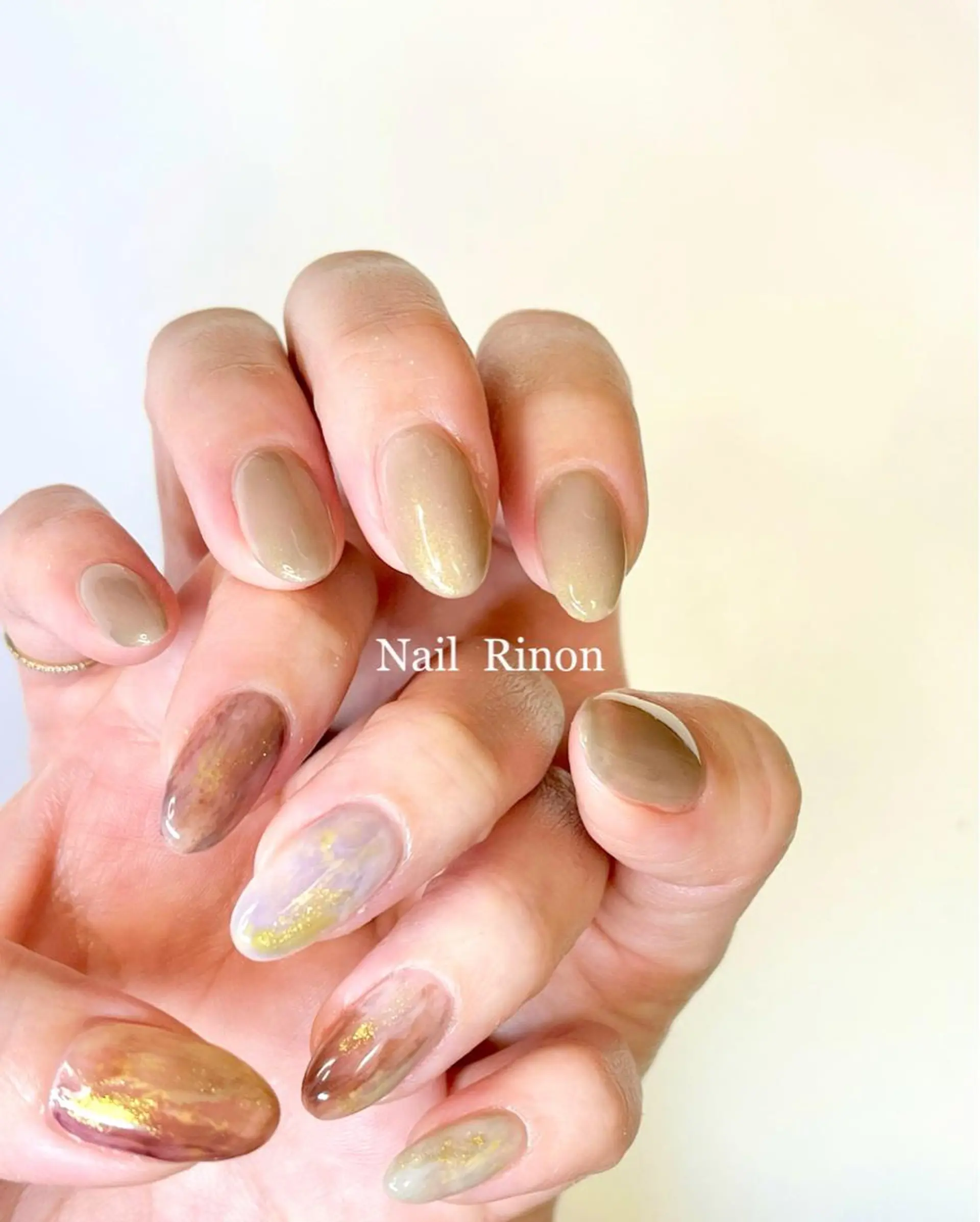 ネイル ニュアンスネイル ハンドネイル Nail Rinonのネイルデザイン