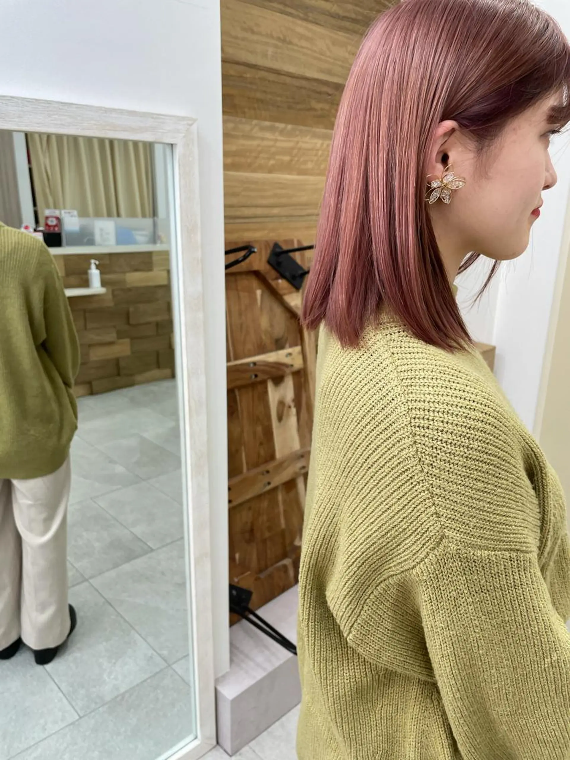 ミディアム カラー 飯塚 青空のヘアスタイル