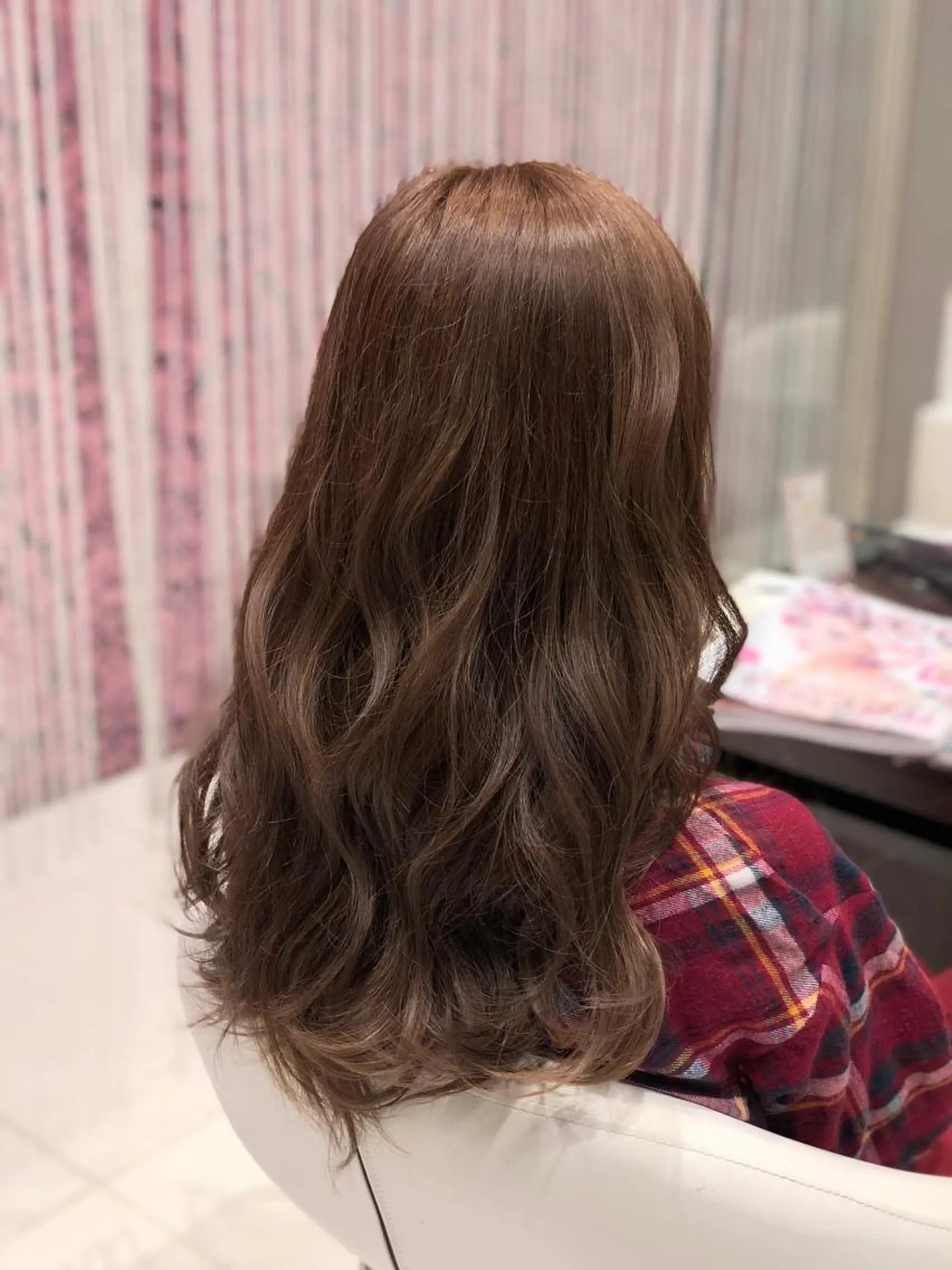 ロング カラー ヘアアレンジ アッシュ 渡辺　亮/ ハイライト/髪質改善のヘアスタイル