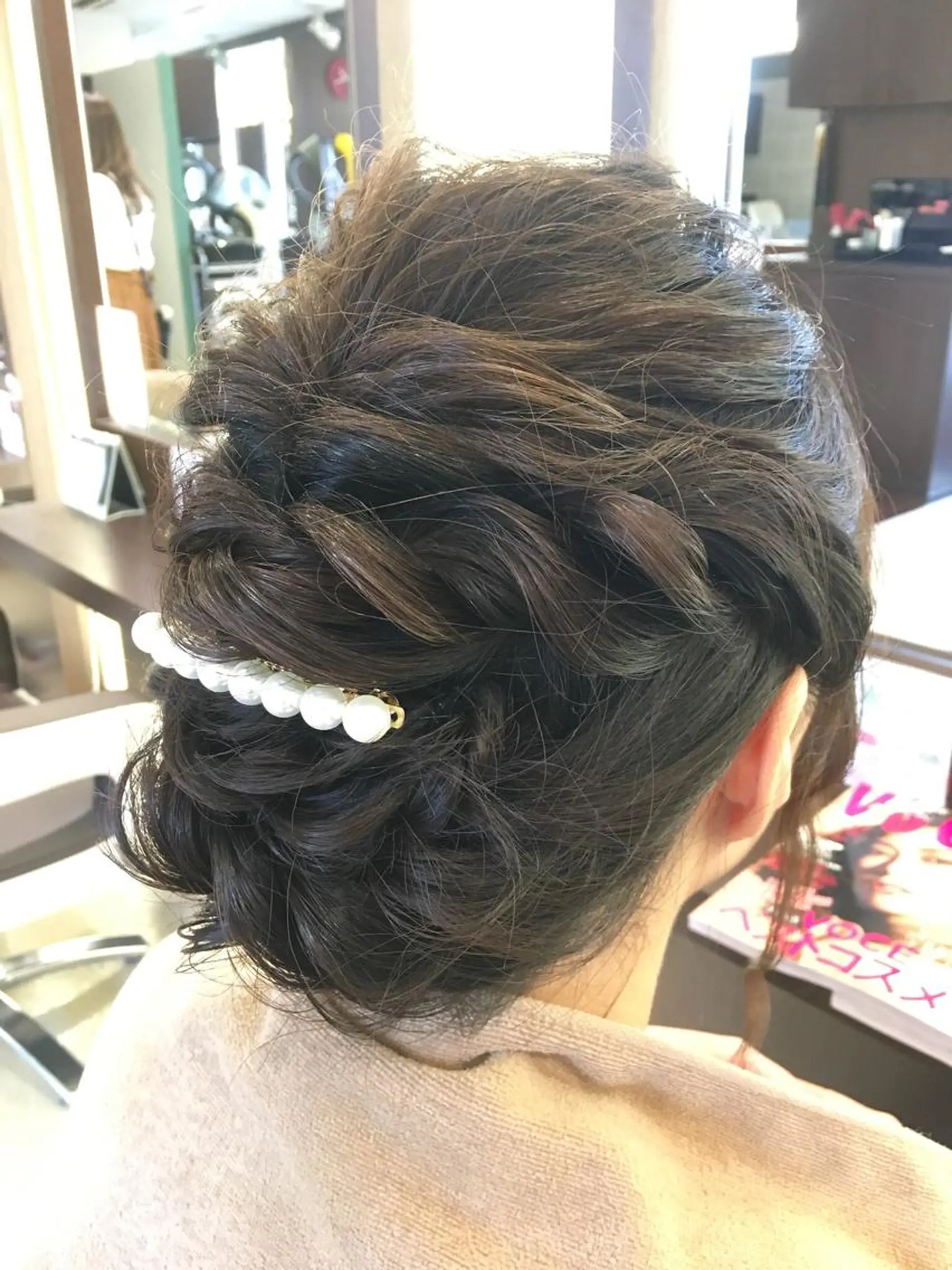 セミロング ヘアアレンジ 伊藤 元気のヘアスタイル