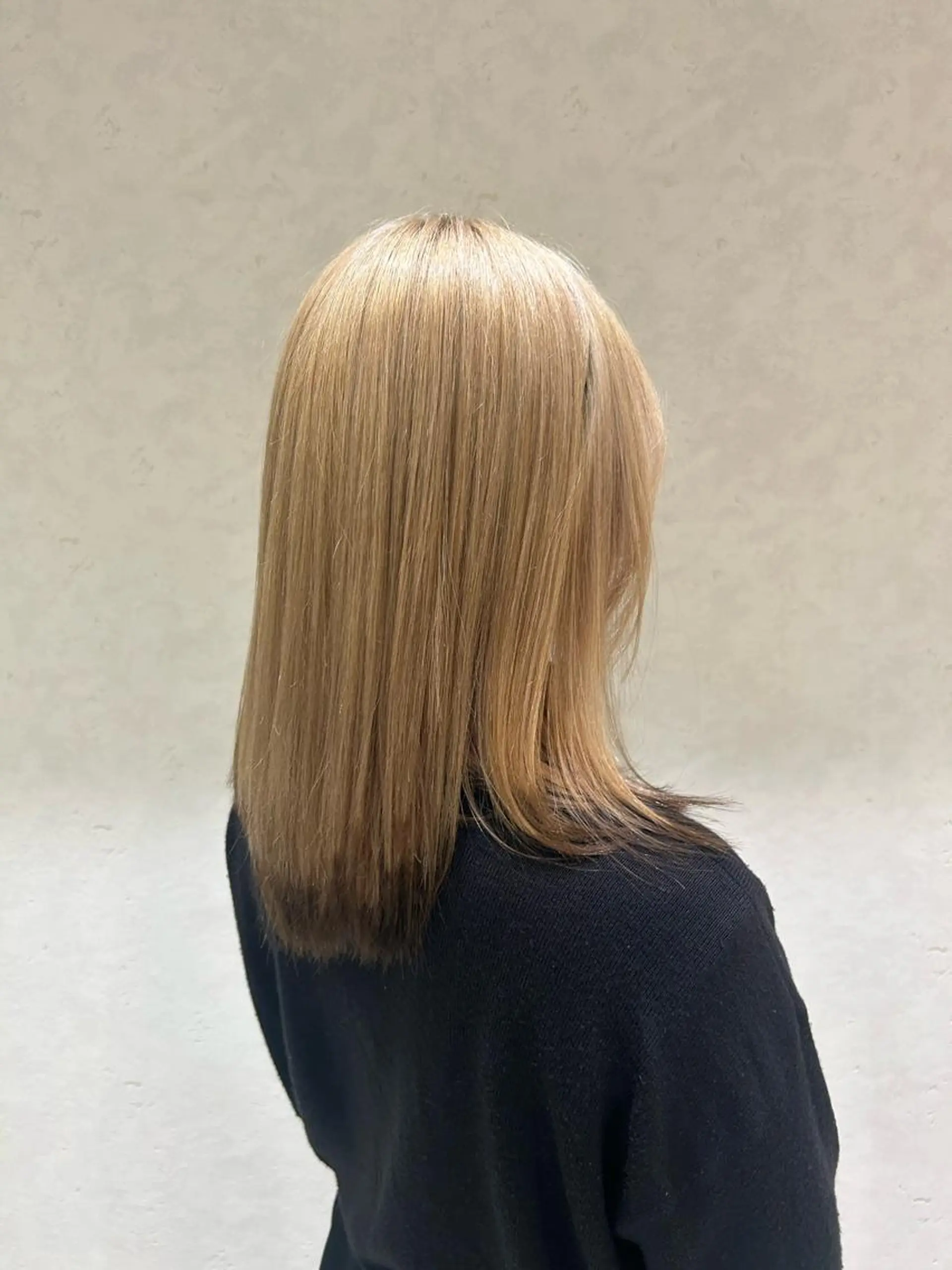 ミディアム ヘアカラー ダブルカラー/韓国 ヘア/さわのあかねのヘアスタイル