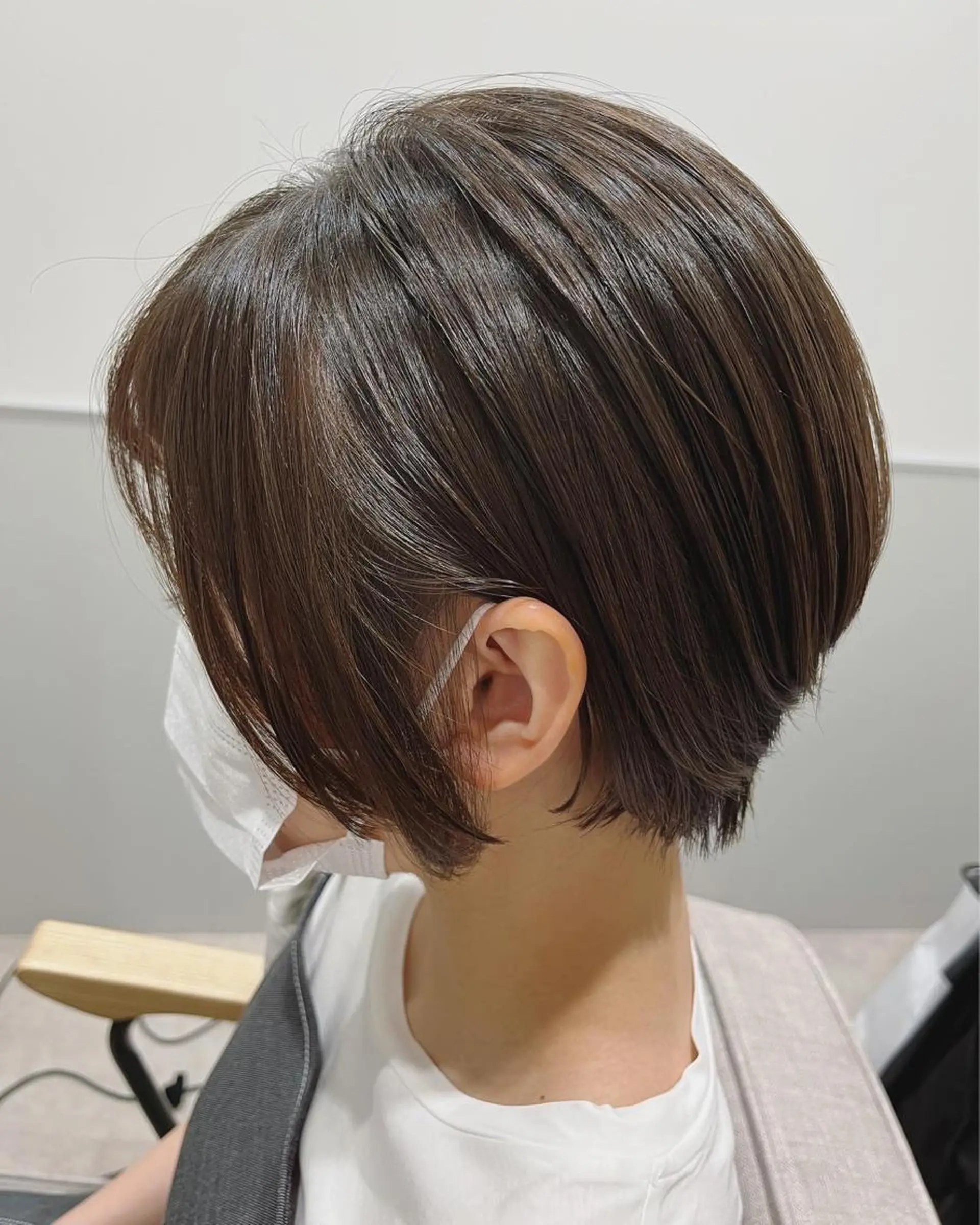 ショート ショートボブ ボブ 髪質改善 韓国風ヘア シースルーバング カット ヘアセット BACANCES〜バカンス〜所属・👑👑👑👑工藤 敬👑👑👑👑のヘアスタイル