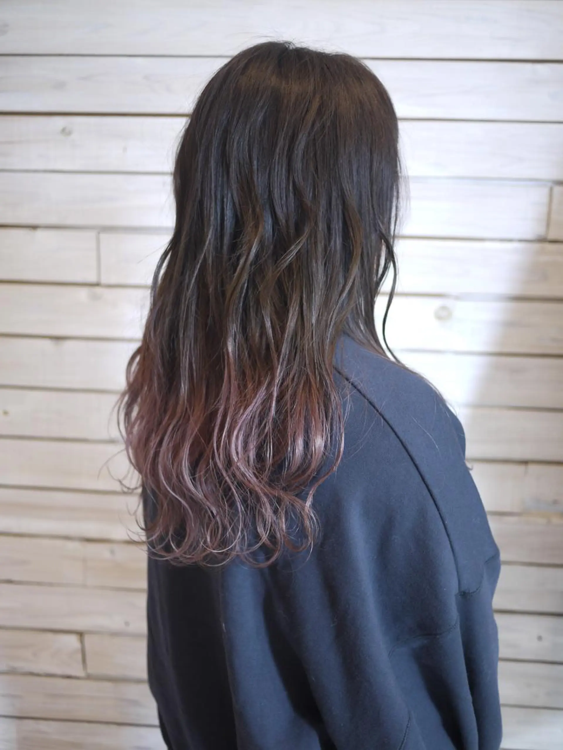 ロング カラー 藤井 一輝のヘアスタイル