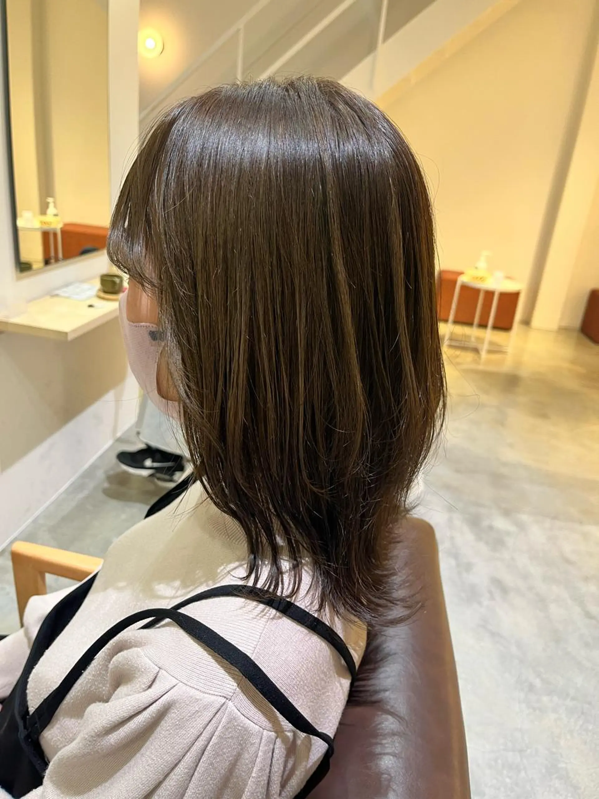 ロング カラー アッシュ ベージュカラー ブリーチ ケアブリーチ 透明感カラー ヘアカラー 🌼あんなtrend color🌼のヘアスタイル