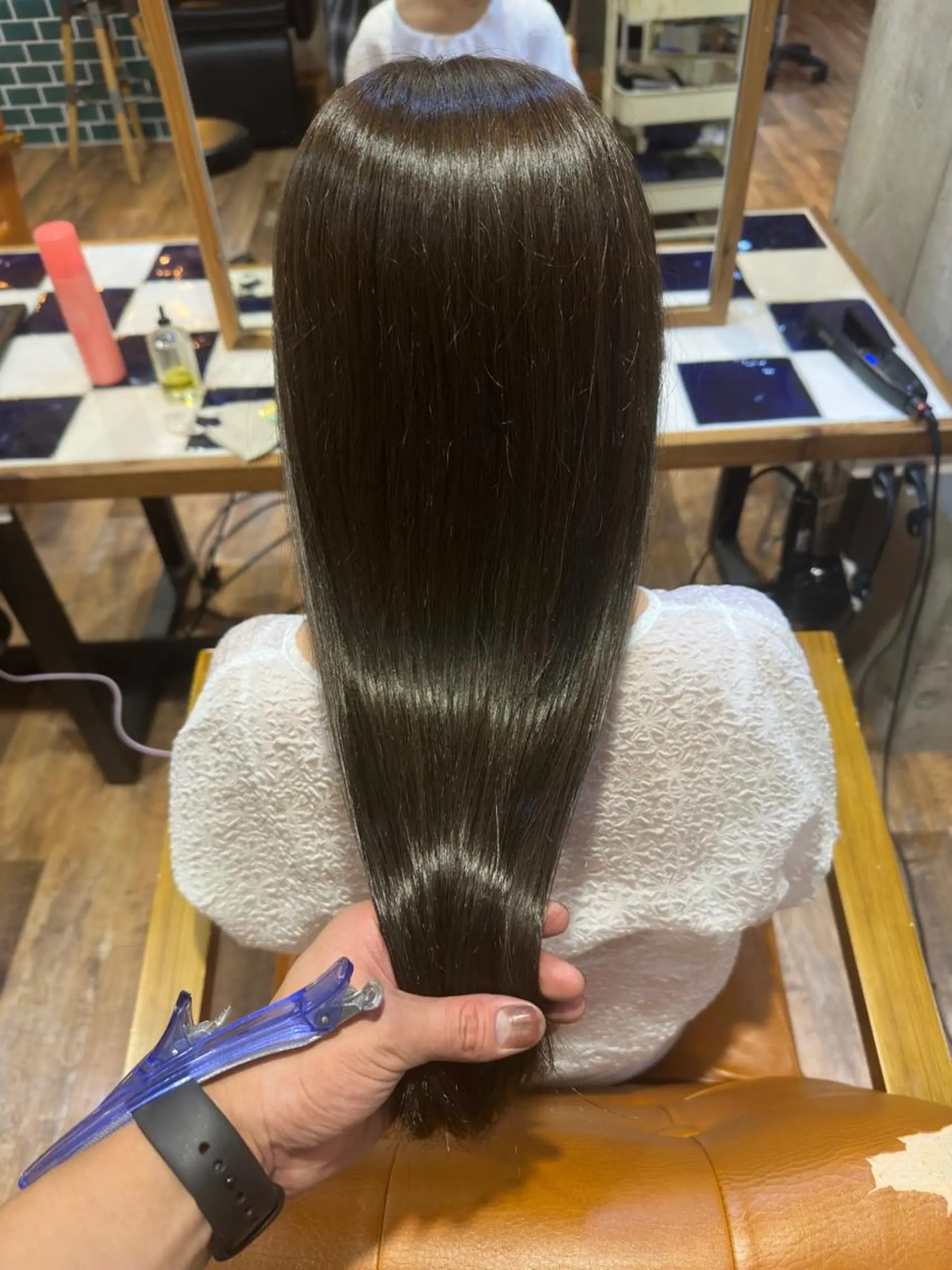 ロング カラー ヘアアレンジ カット ヘアカラー トリートメント ヘアセット レイヤー/髪質改善/ メンズ/KEIGOのヘアスタイル