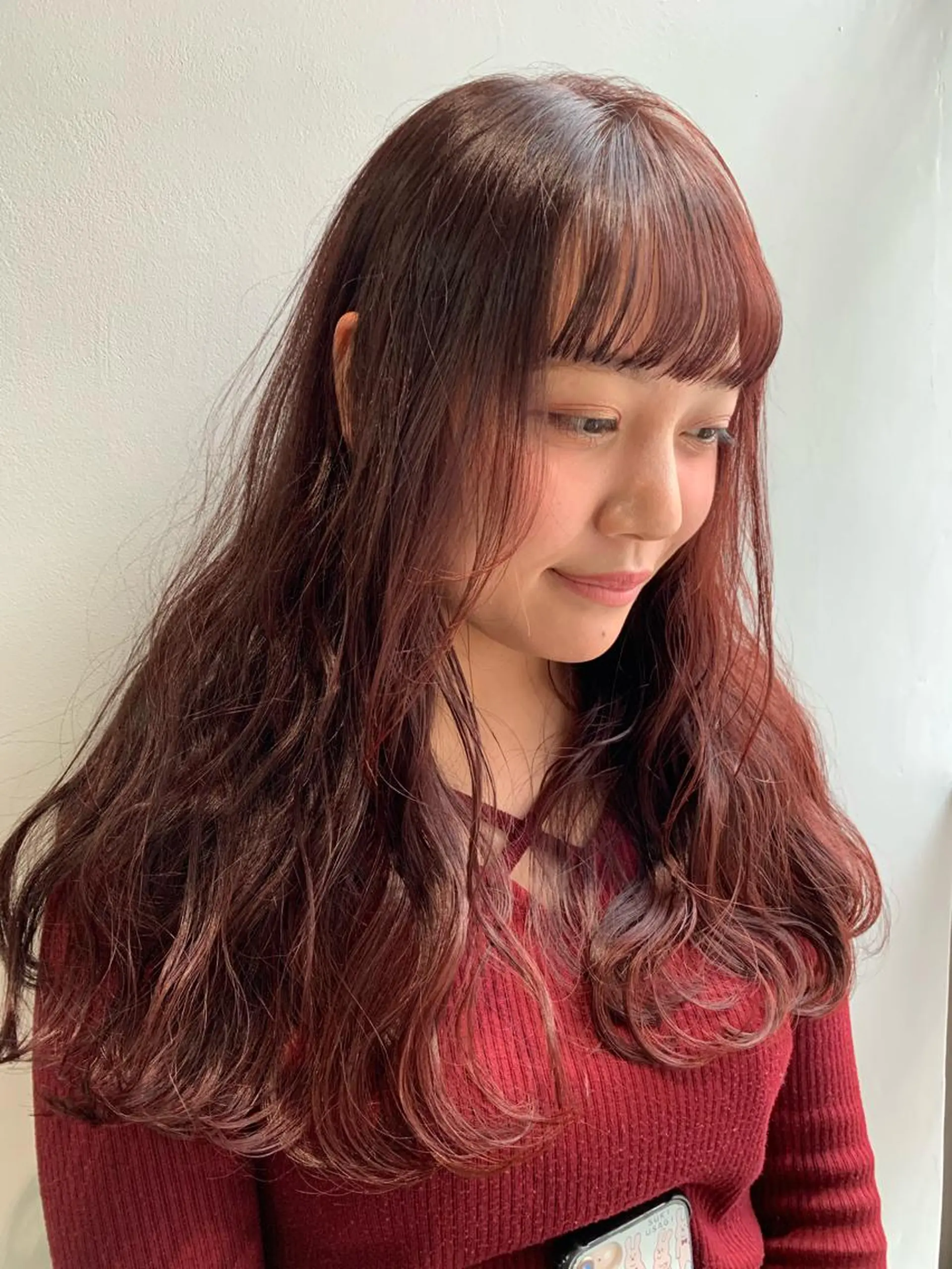 ロング カラー カット ヘアカラー トリートメント ヘアセット 🍃柔らかヘアー田中 瑞希🍃のヘアスタイル