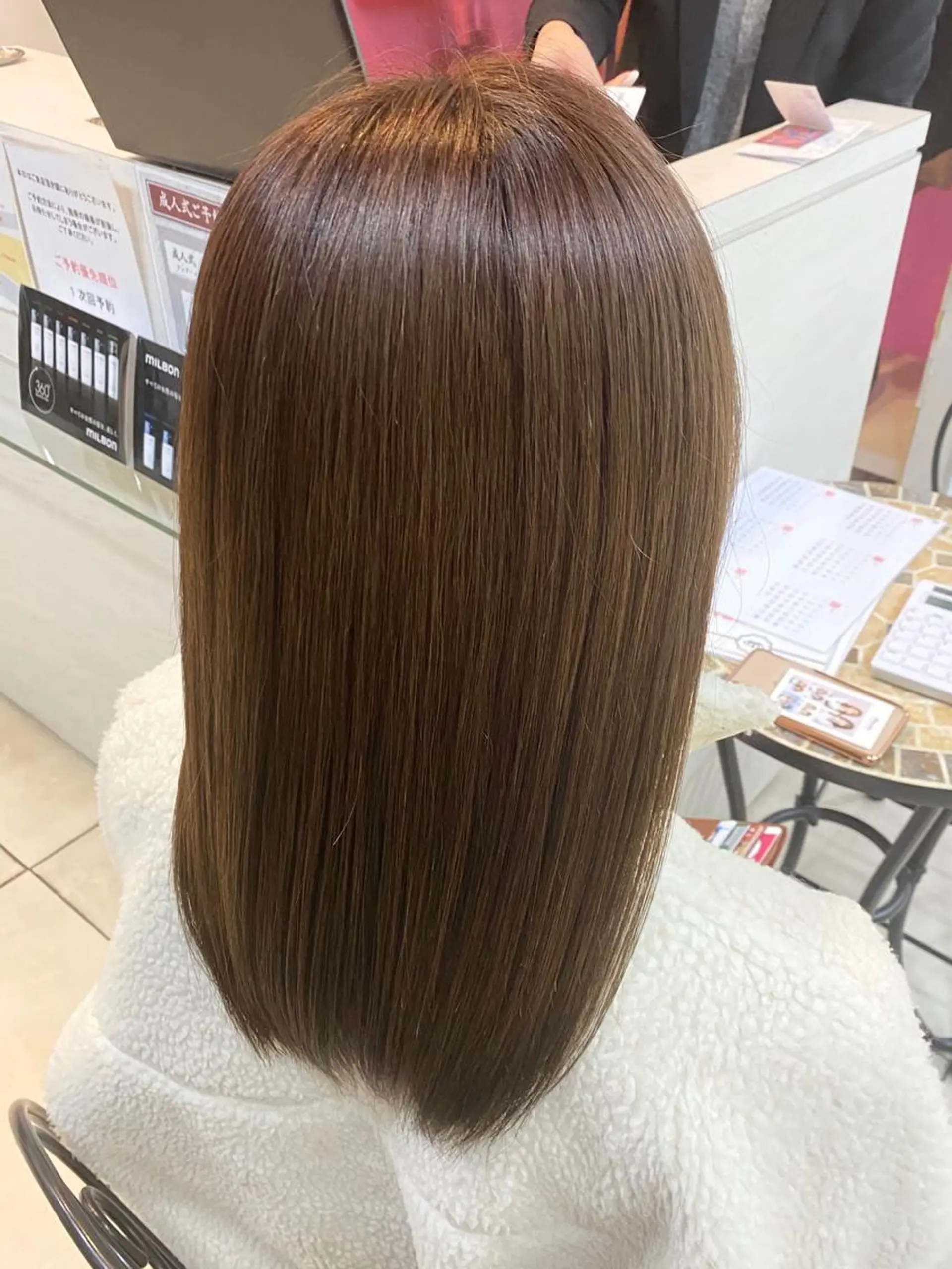 ロング カット 縮毛矯正 💎髪質改善特化/ 町田莉彩💎のヘアスタイル