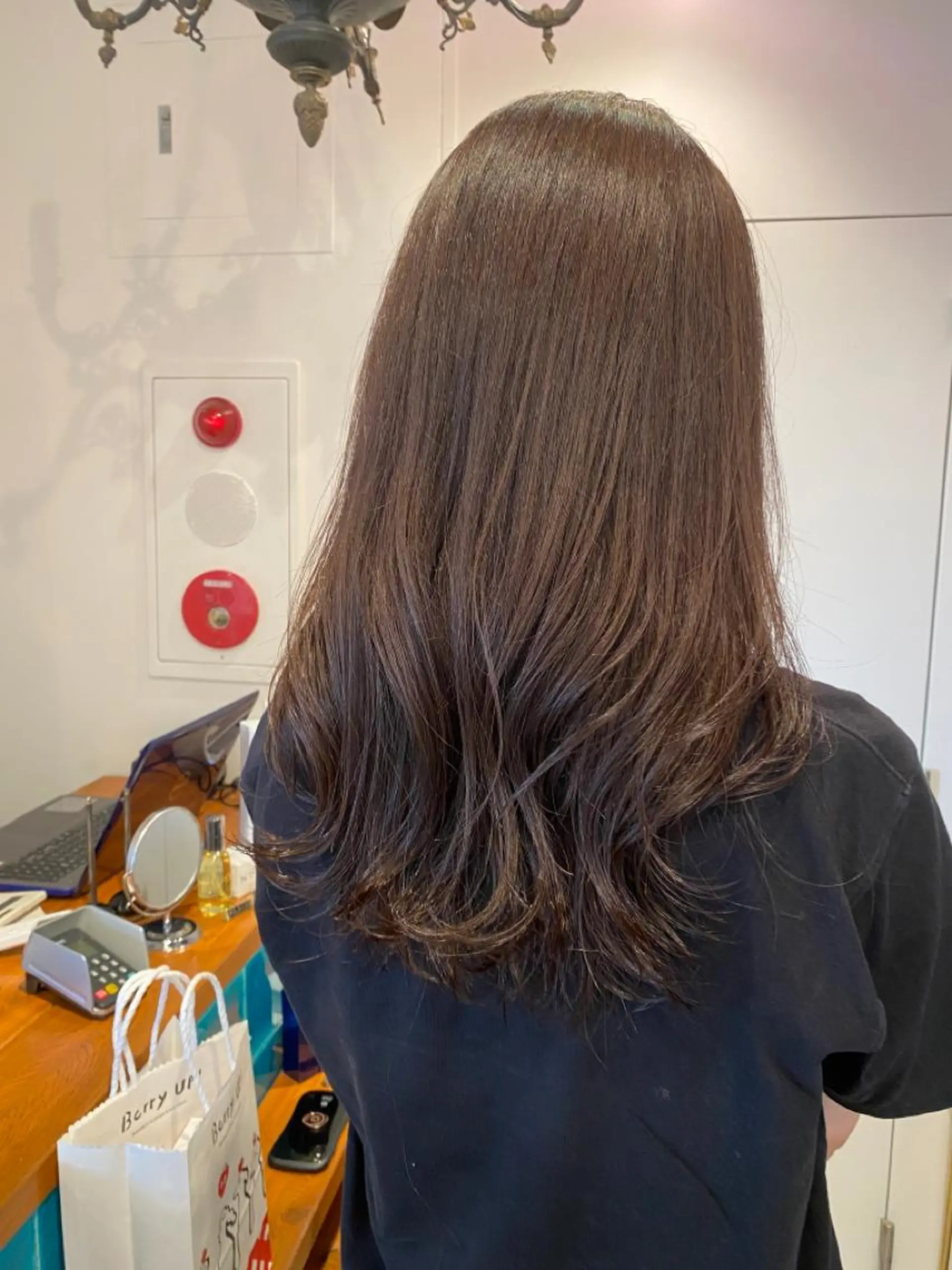 ロング カラー カット ヘアカラー salowin渋谷kitaya park前所属・RIKA韓国ヘア/く びれヘア/上品カラーのヘアスタイル