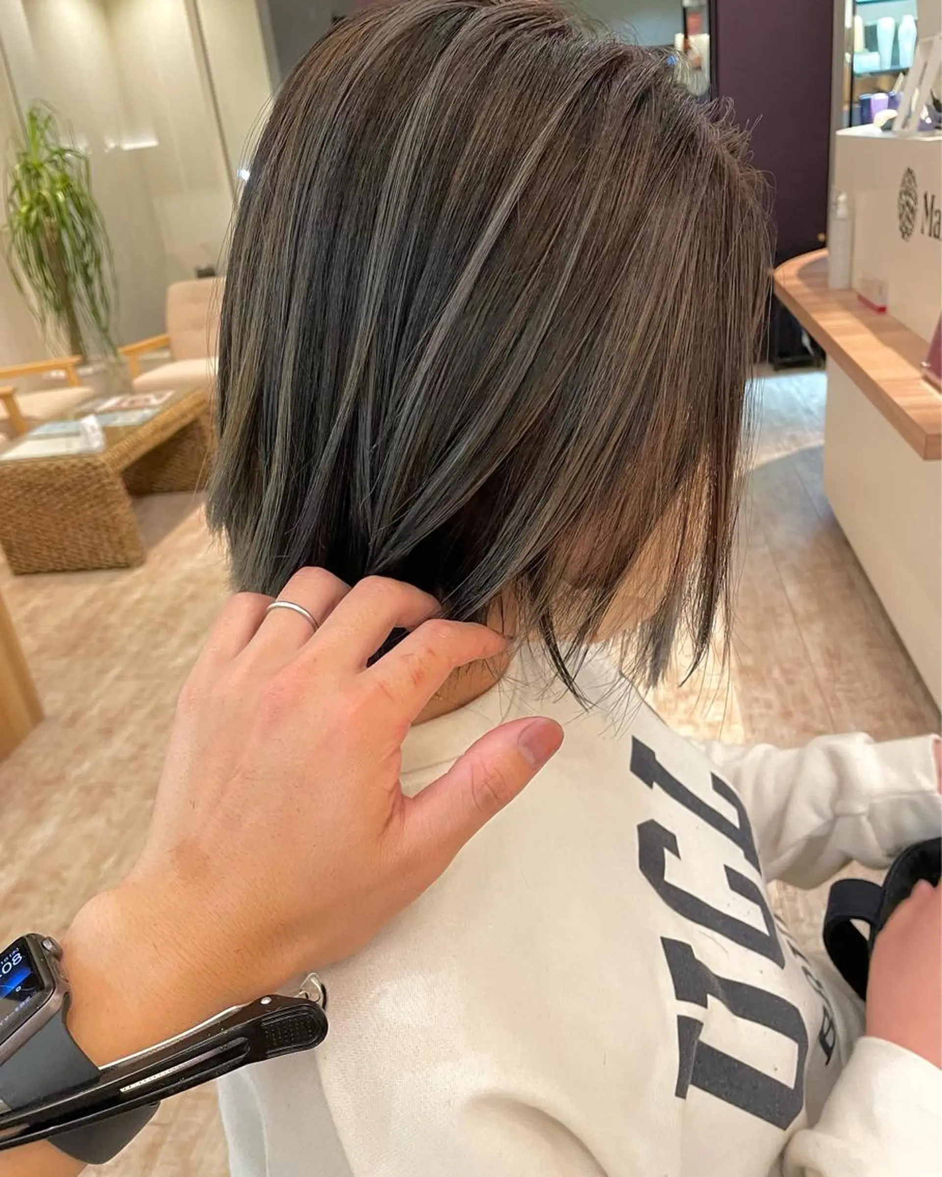 ショート ハイライト hair terra ce M奈良店のヘアスタイル