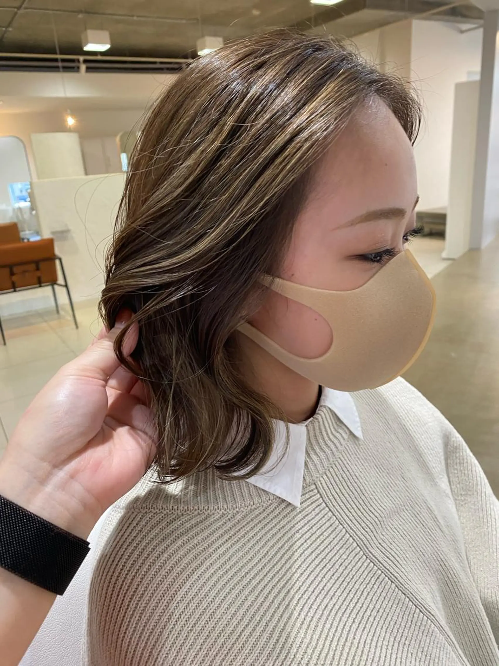 ショート ハイライト I nagiのヘアスタイル