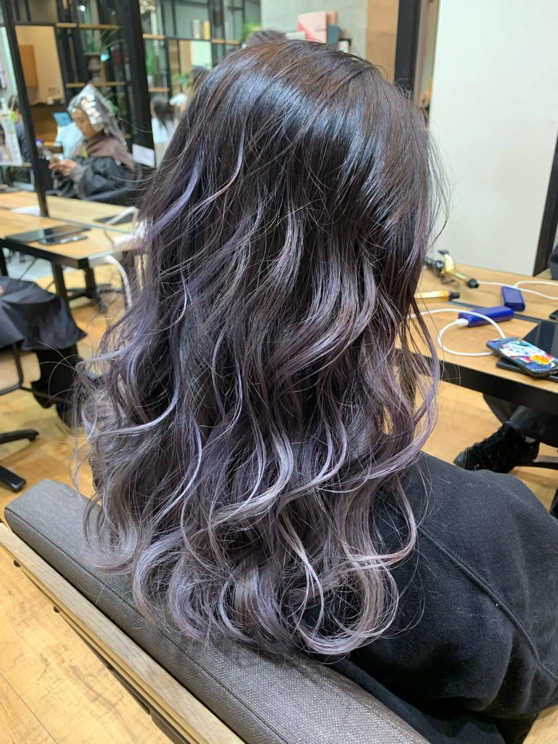 ロング カラー ヘアカラー トリートメント 天野 開のヘアスタイル