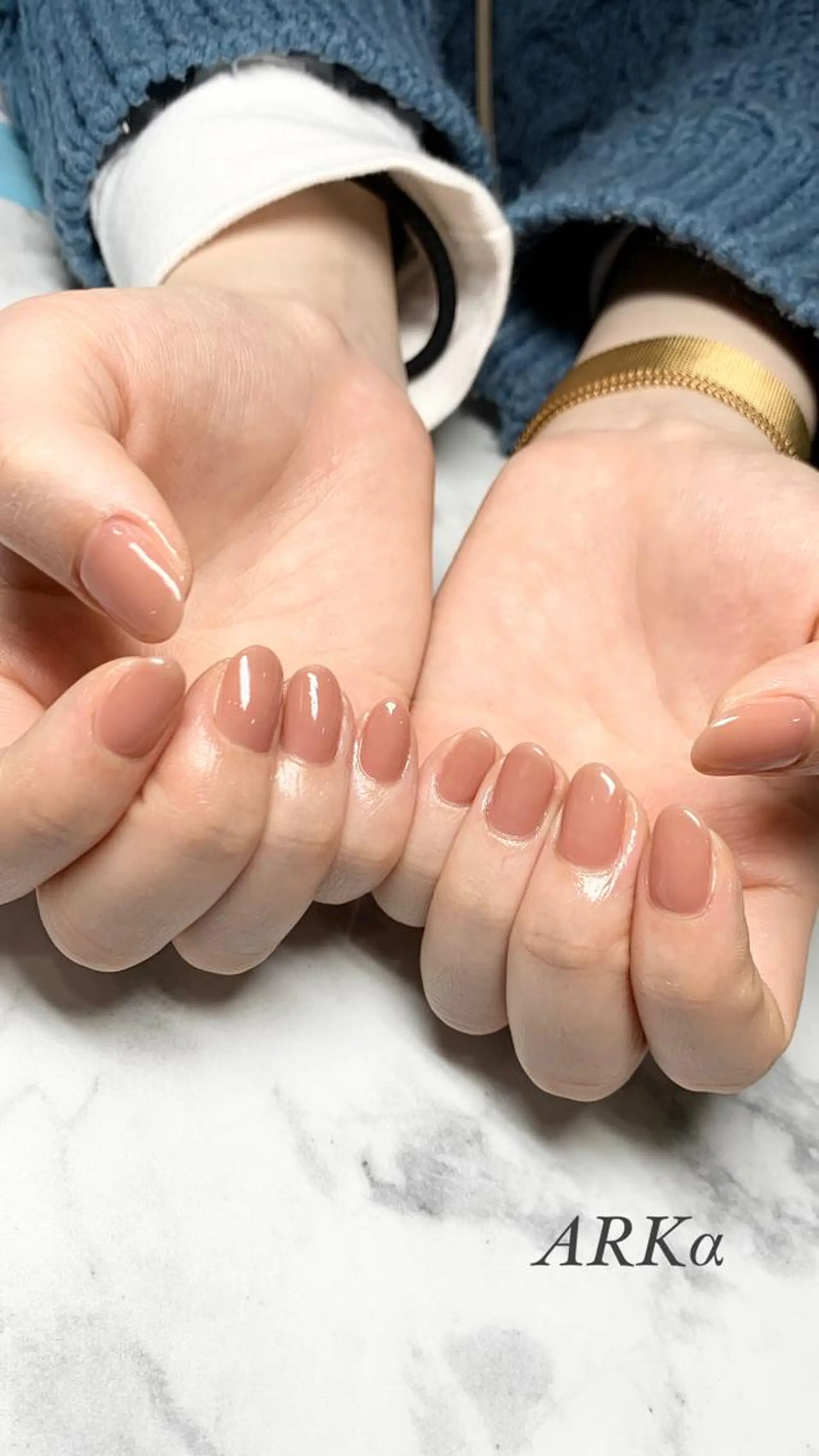 ショート ネイル ハンドネイル Nailsalon ARKαのネイルデザイン